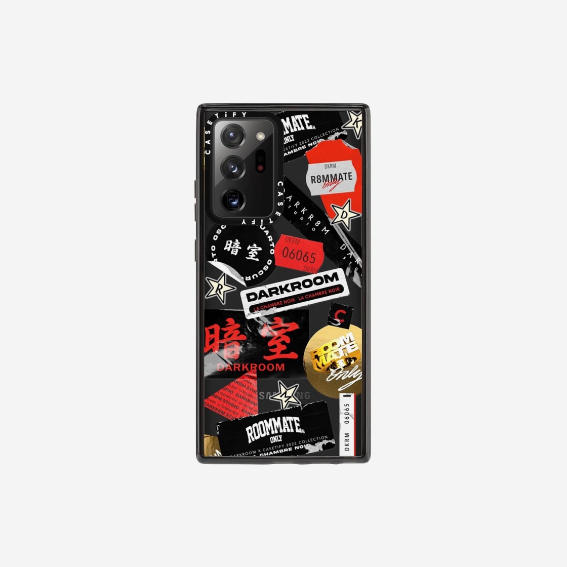 Casetify x Darkr8m Studio Sticker Impact Galaxy Case Clear Black 상세 이미지 1