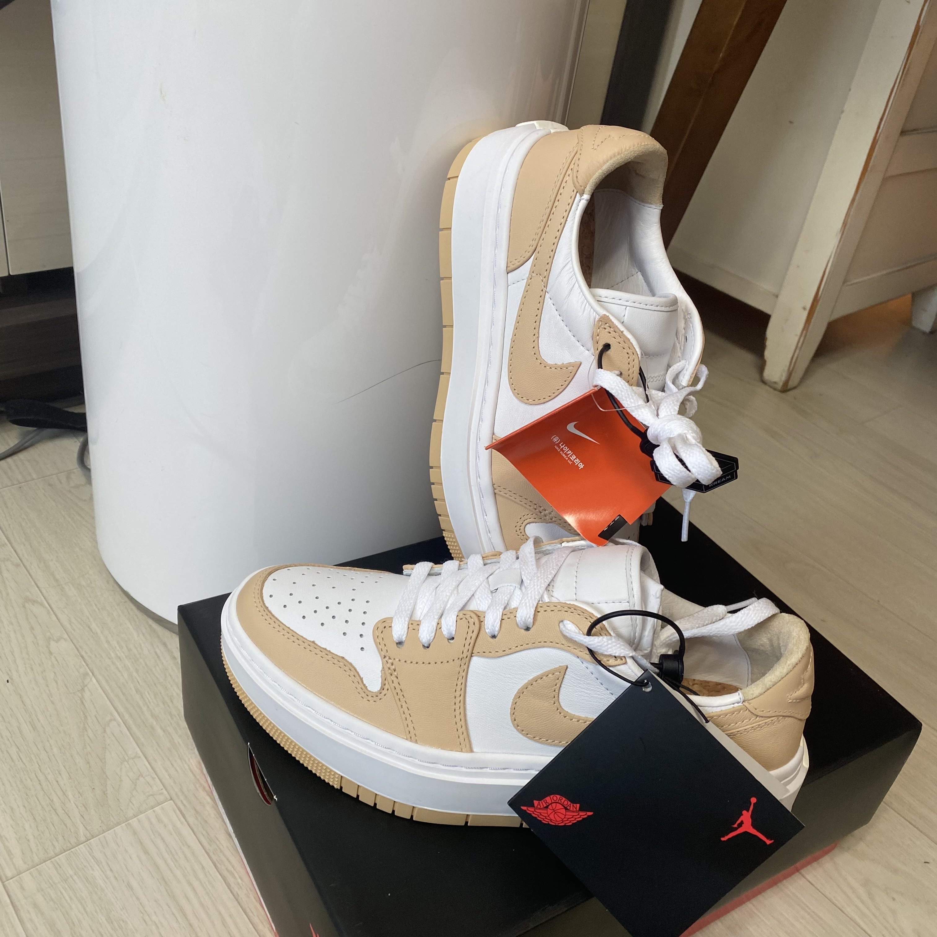 (W) Jordan 1 Elevate Low White Onyx 착용 스타일
