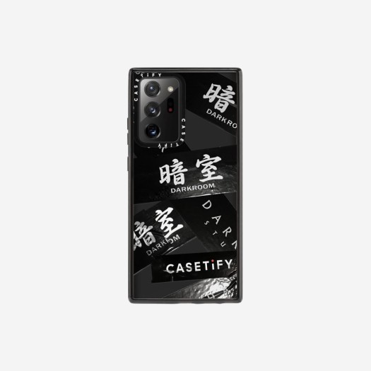 케이스티파이 x 다크룸 스튜디오 테이프 임팩트 갤럭시 케이스 클리어 블랙