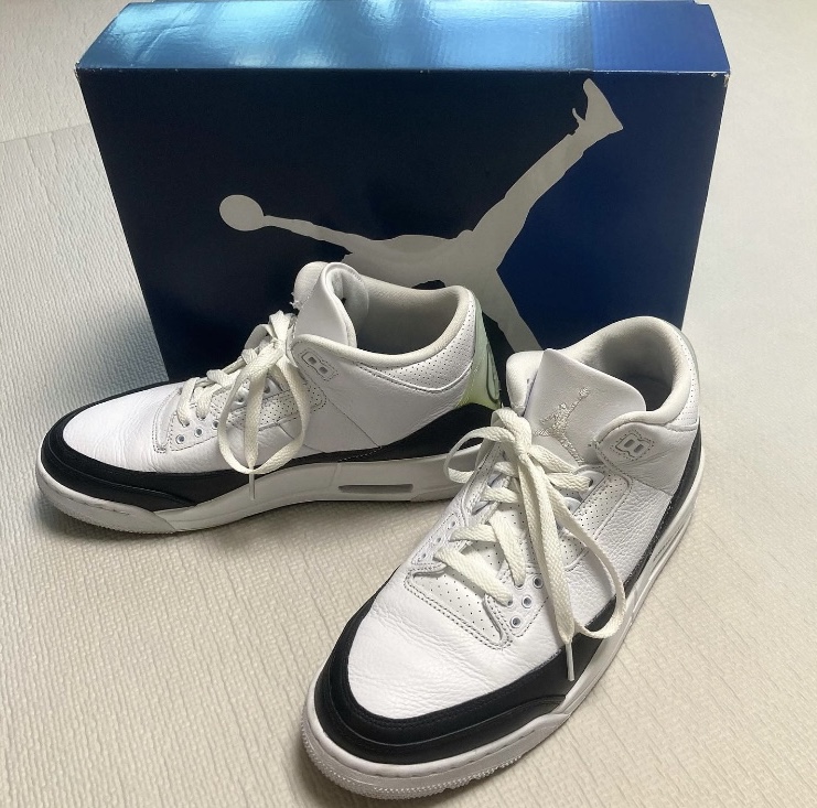 Jordan 3 x Fragment Retro SP White Black 착용 스타일