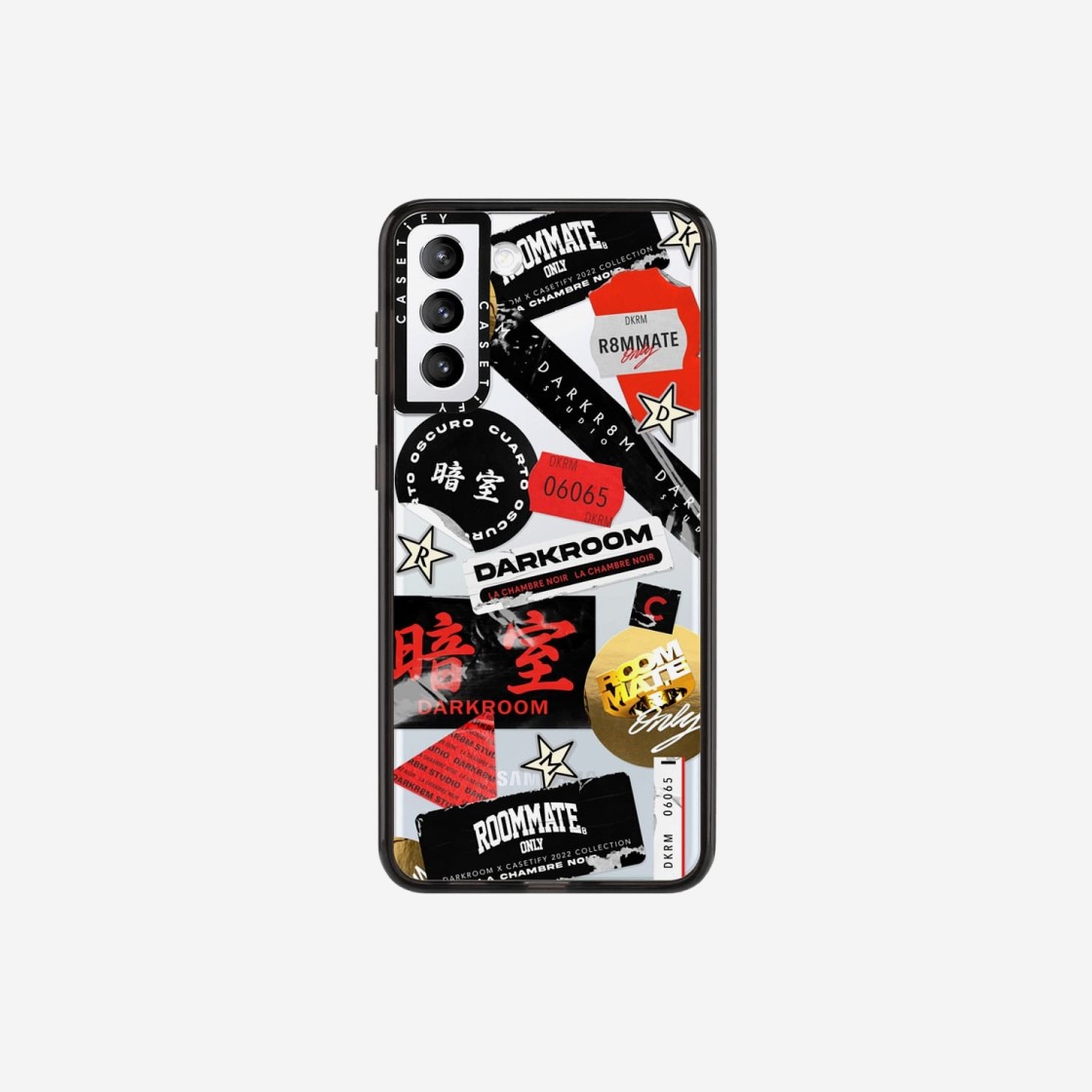 Casetify x Darkr8m Studio Sticker Impact Galaxy Case Clear Black 상세 이미지 4