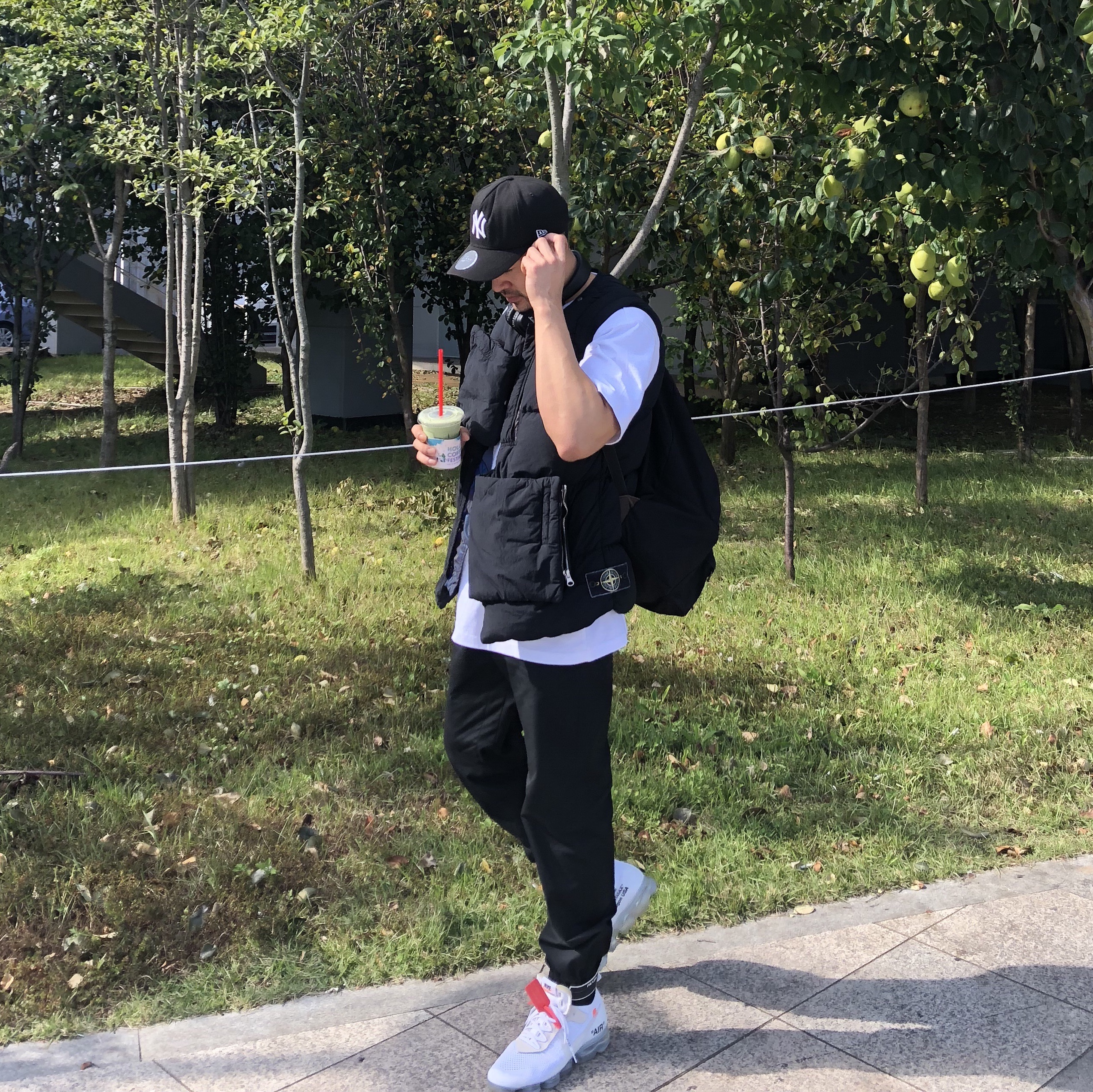 Nike x Off-White Air VaporMax V2 White 착용 스타일