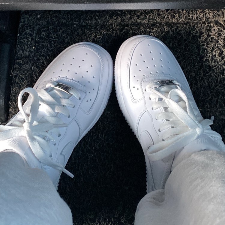 (W) Nike Air Force 1 '07 Low White 착용 스타일