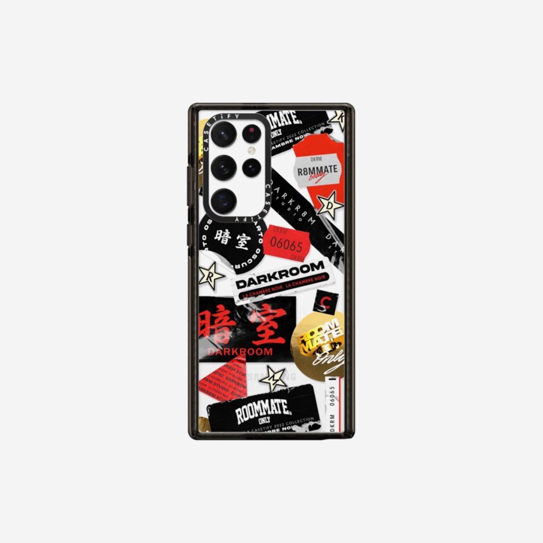 Casetify x Darkr8m Studio Sticker Impact Galaxy Case Clear Black 상세 이미지 5