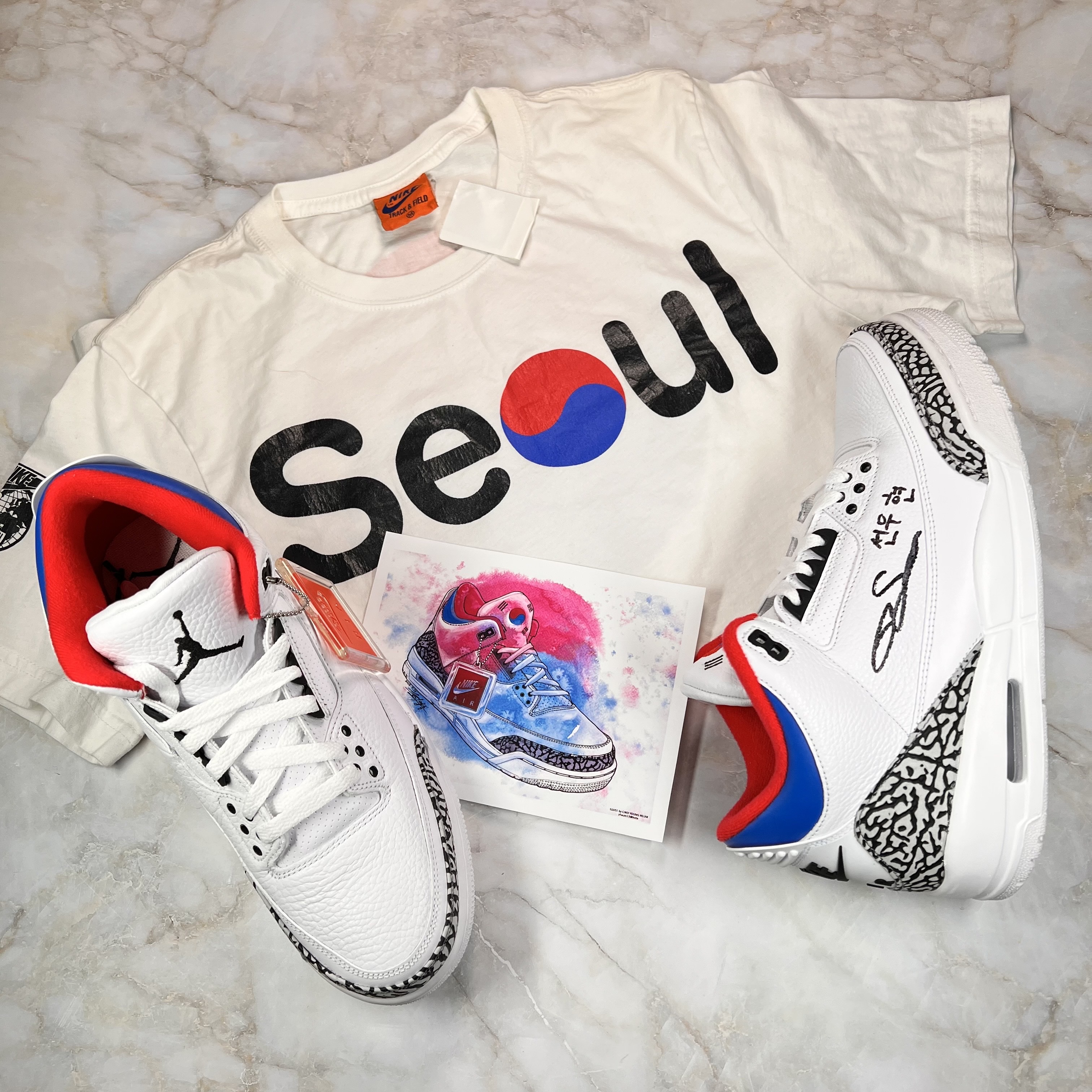 Jordan 3 Retro Seoul 착용 스타일 - 1
