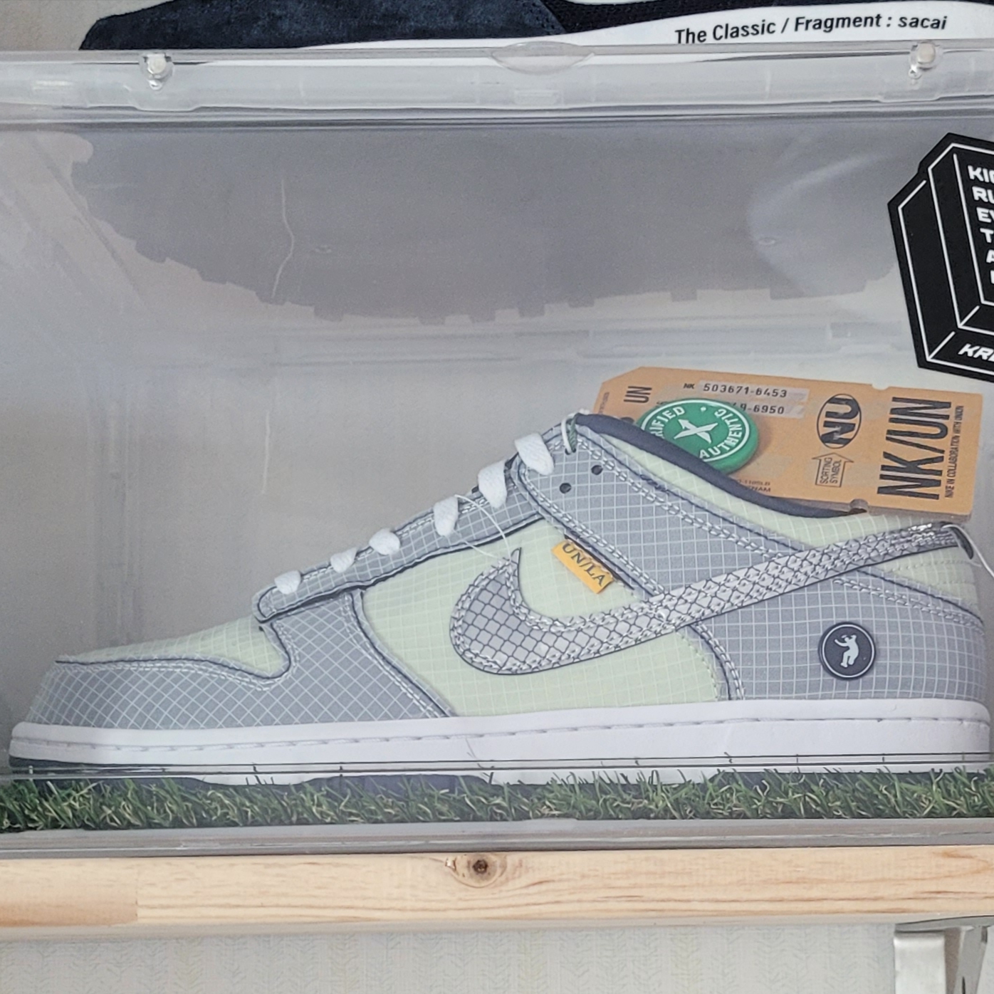 Nike x Union Dunk Low Passport Pack Pistachio 착용 스타일