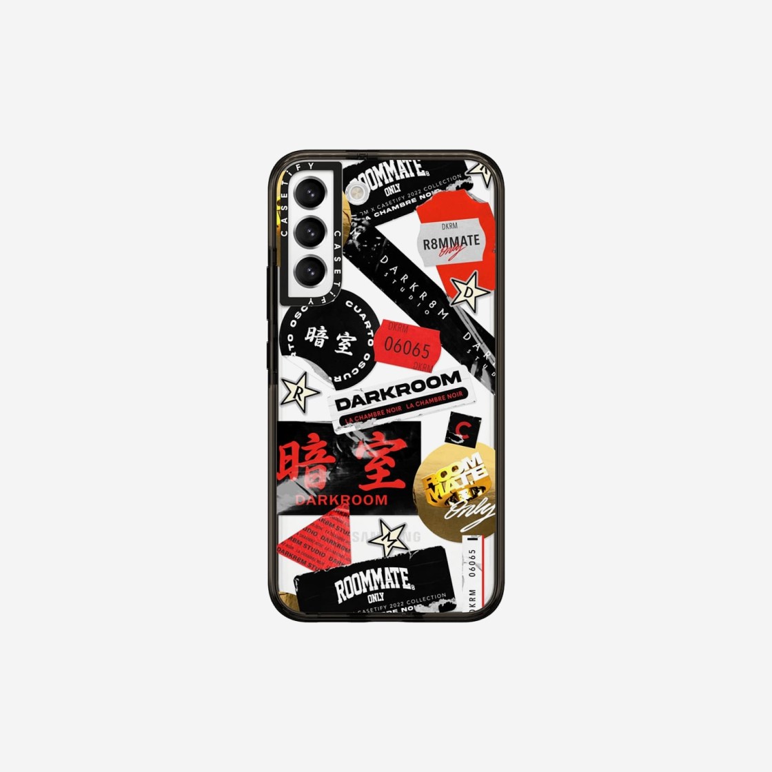 Casetify x Darkr8m Studio Sticker Impact Galaxy Case Clear Black 상세 이미지 7