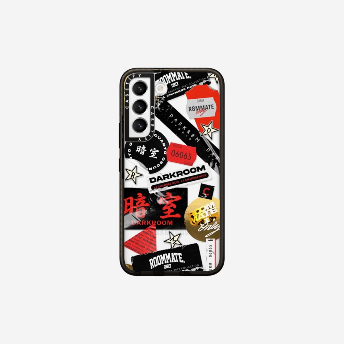 Casetify x Darkr8m Studio Sticker Impact Galaxy Case Clear Black 상세 이미지 6