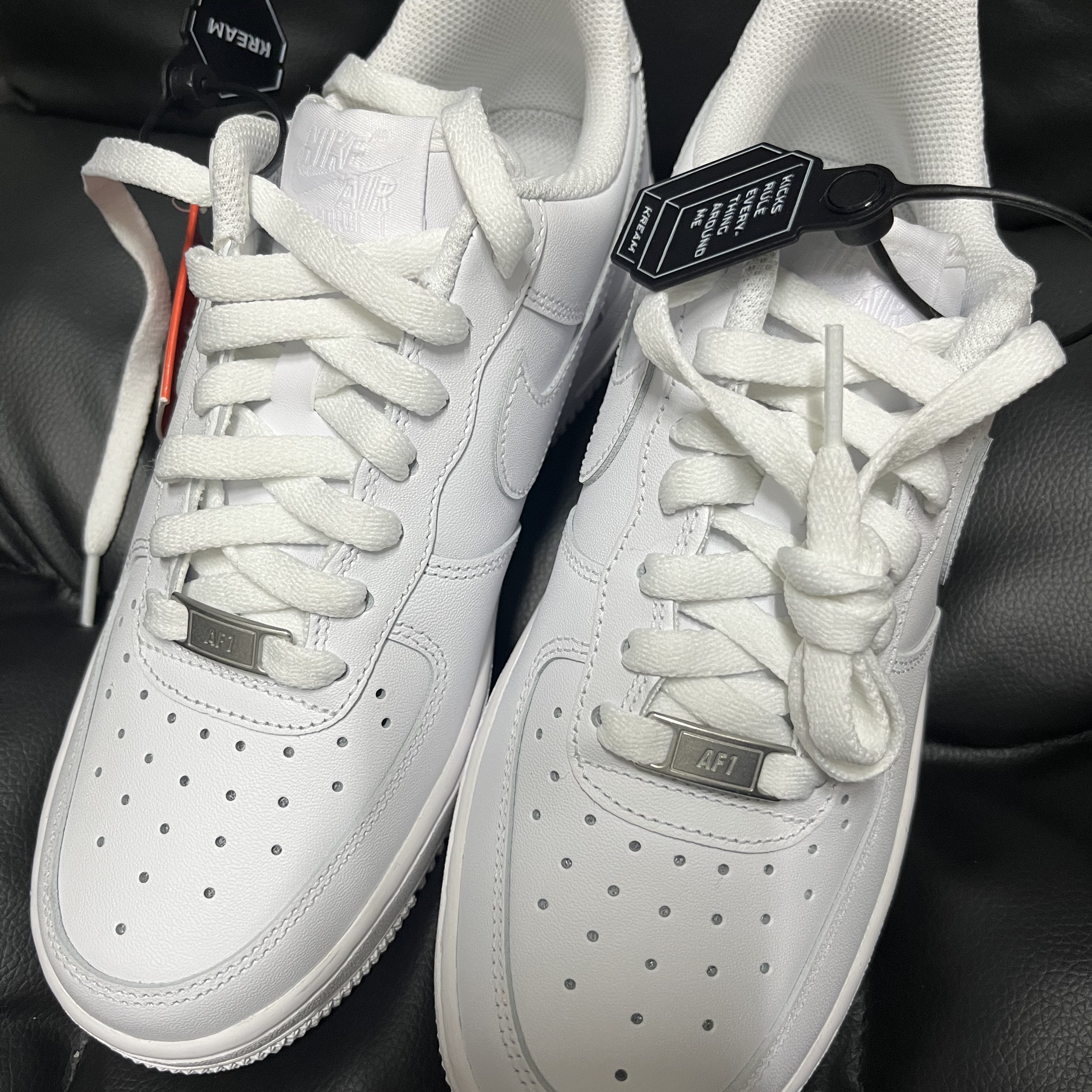 (W) Nike Air Force 1 '07 Low White 착용 스타일