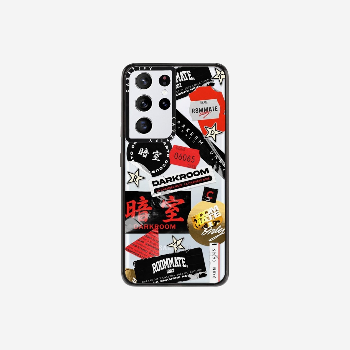 Casetify x Darkr8m Studio Sticker Impact Galaxy Case Clear Black 상세 이미지 2