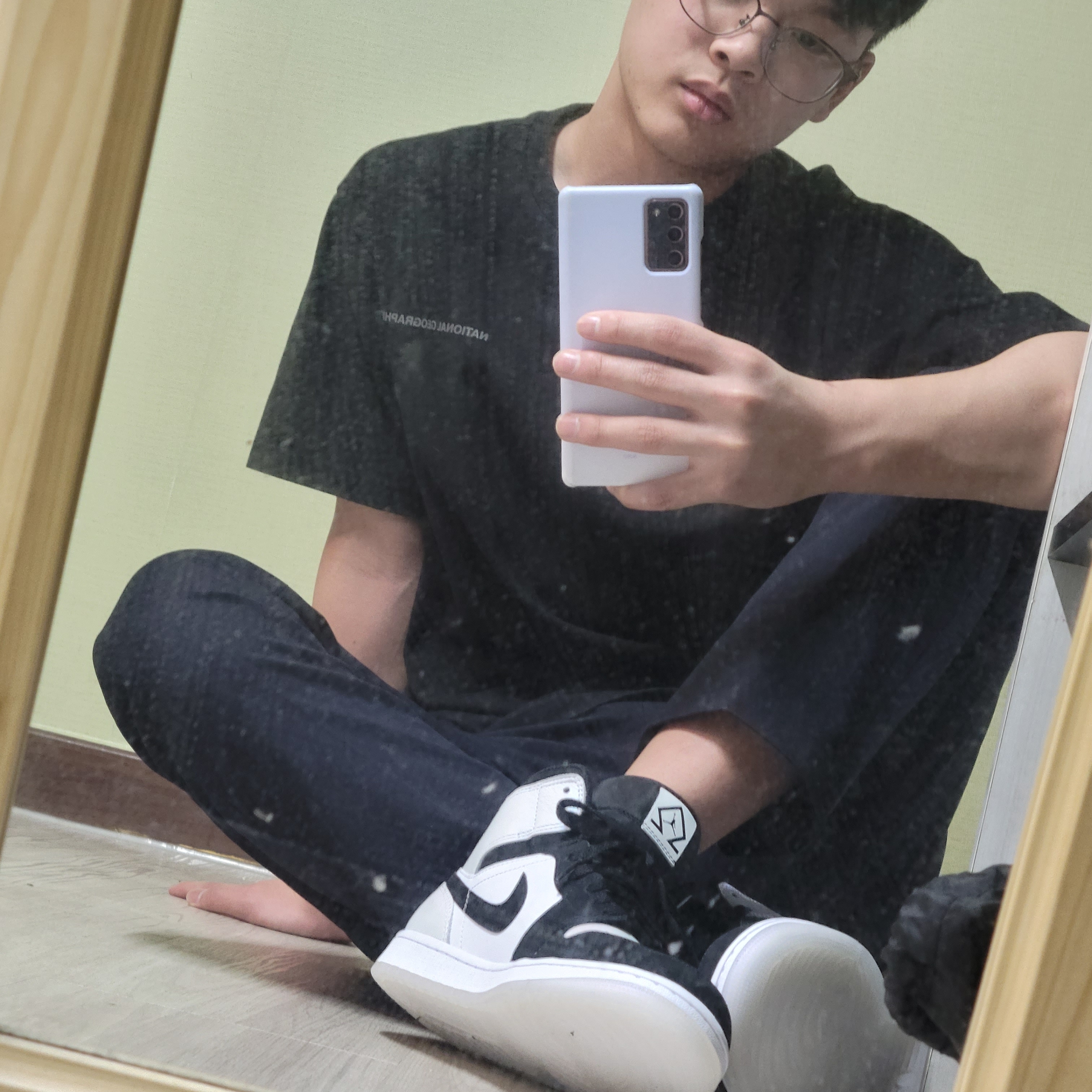 Jordan 1 Mid SE Diamond 착용 스타일 - 2