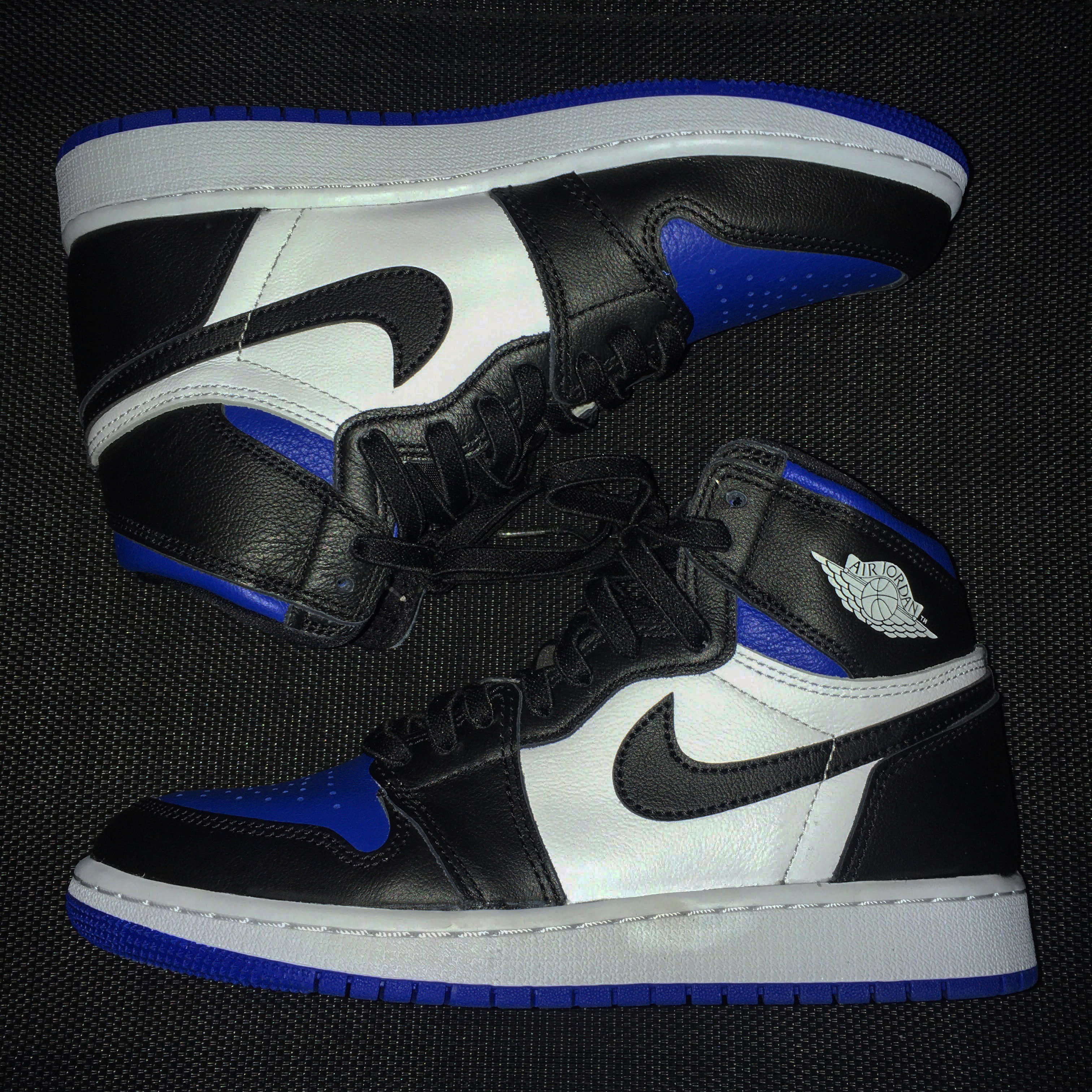 (GS) Jordan 1 Retro High OG Royal Toe 착용 스타일