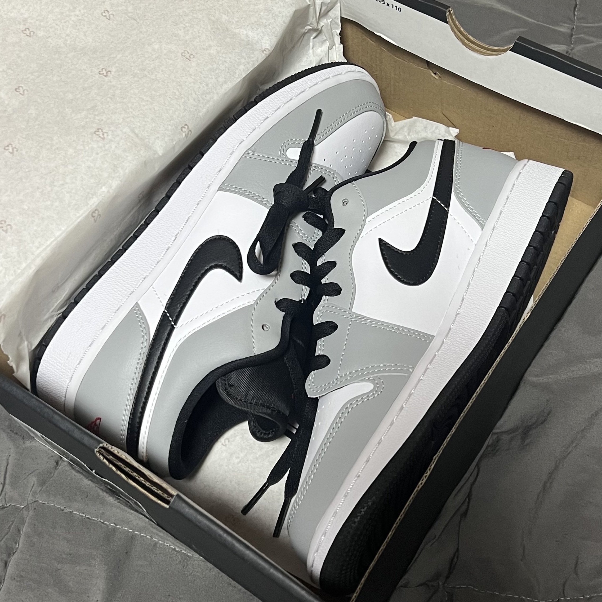 (GS) Jordan 1 Low Light Smoke Grey 착용 스타일