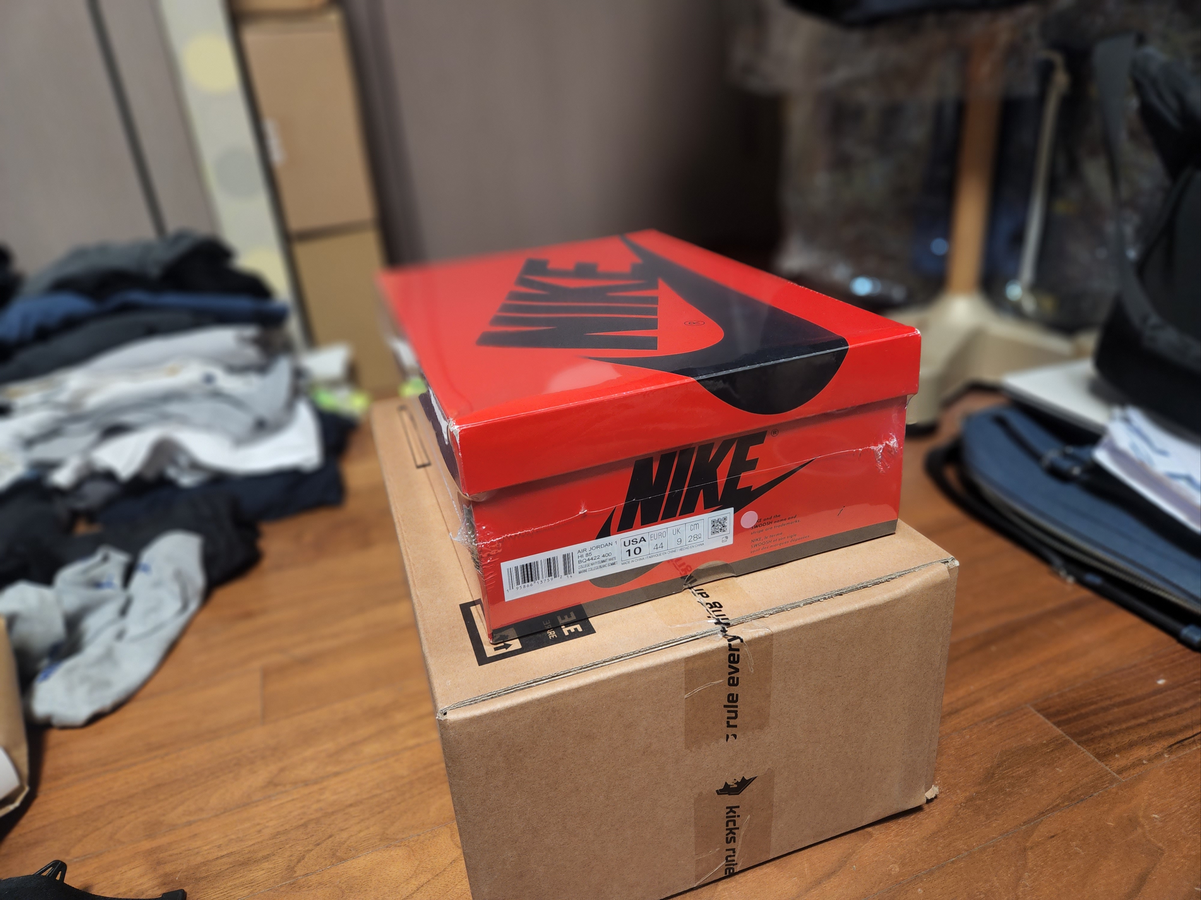 Jordan 1 High 85 College Navy 착용 스타일 - 5