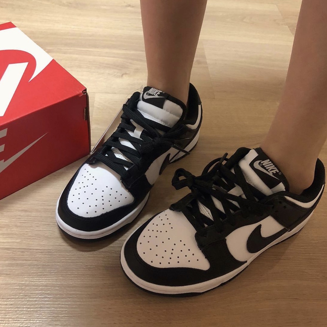 (W) Nike Dunk Low Black 착용 스타일