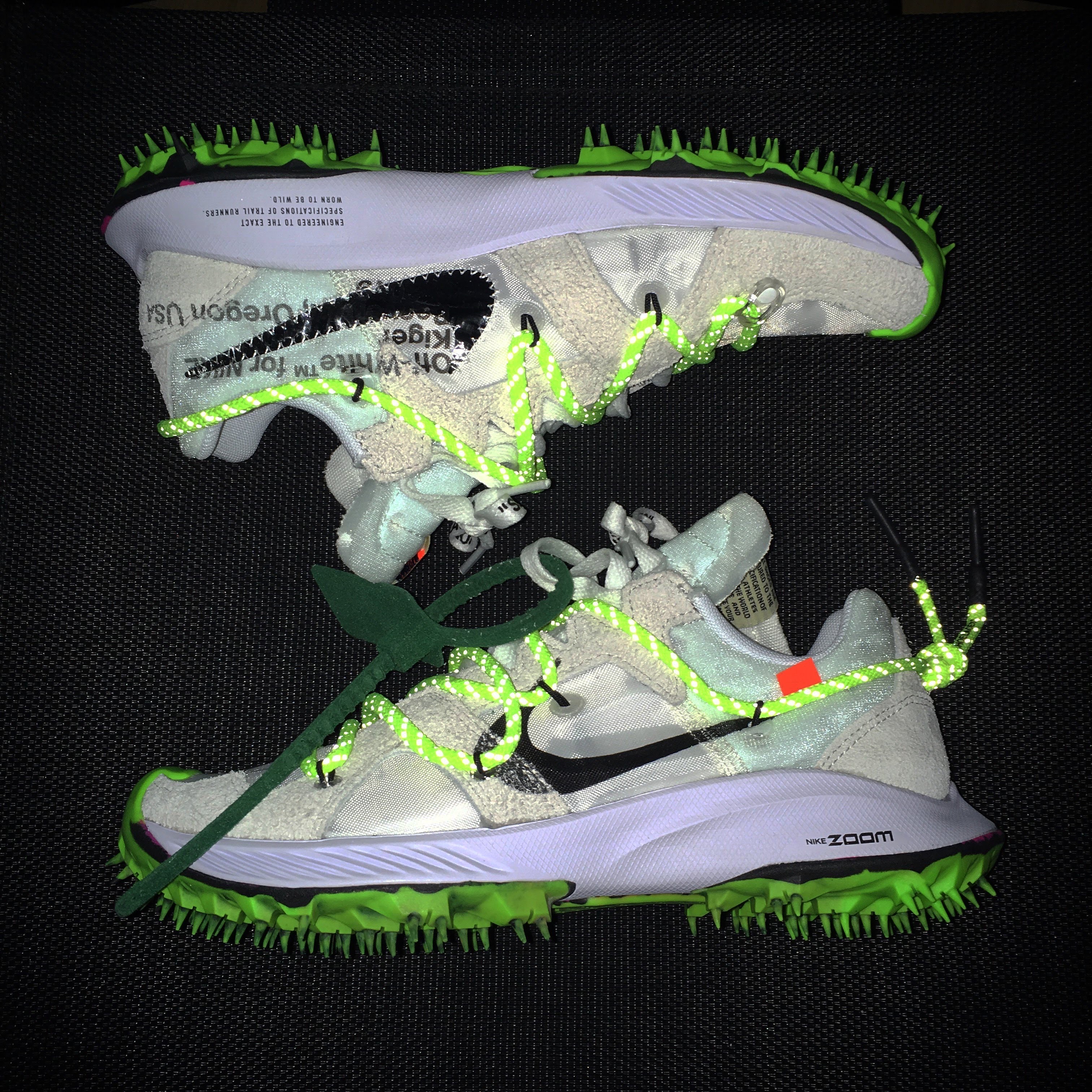 (W) Nike x Off-White Zoom Terra Kiger 5 White 착용 스타일