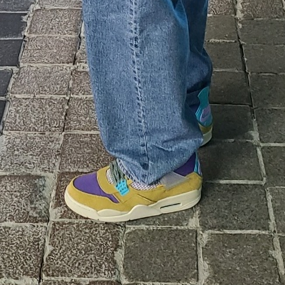 Jordan 4 x Union Retro SP Desert Moss 착용 스타일 - 2