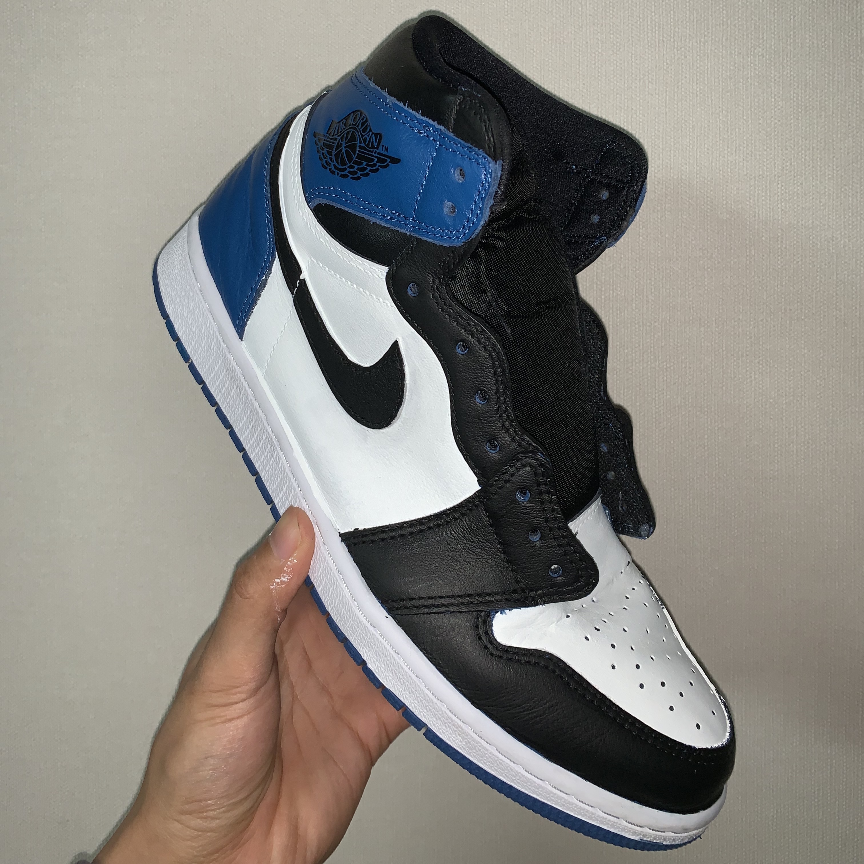 Jordan 1 Retro High OG Dark Marina Blue, Jordan 1 x Fragment Retro High OG ์ฐฉ์ฉ ์คํ์ผ