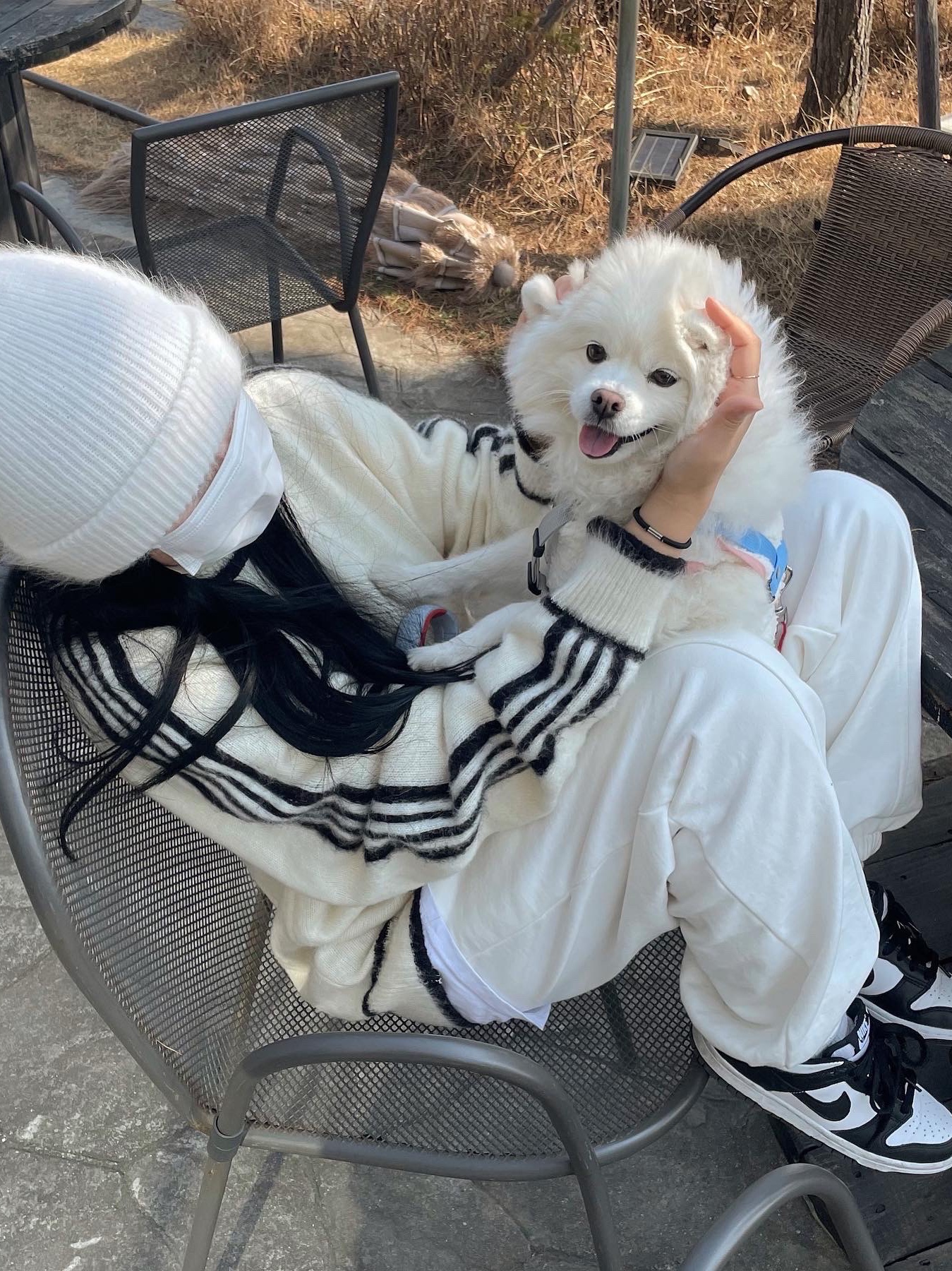 Nike Dunk Low Retro Black, (W) Nike Dunk Low Black 착용 스타일 - 2