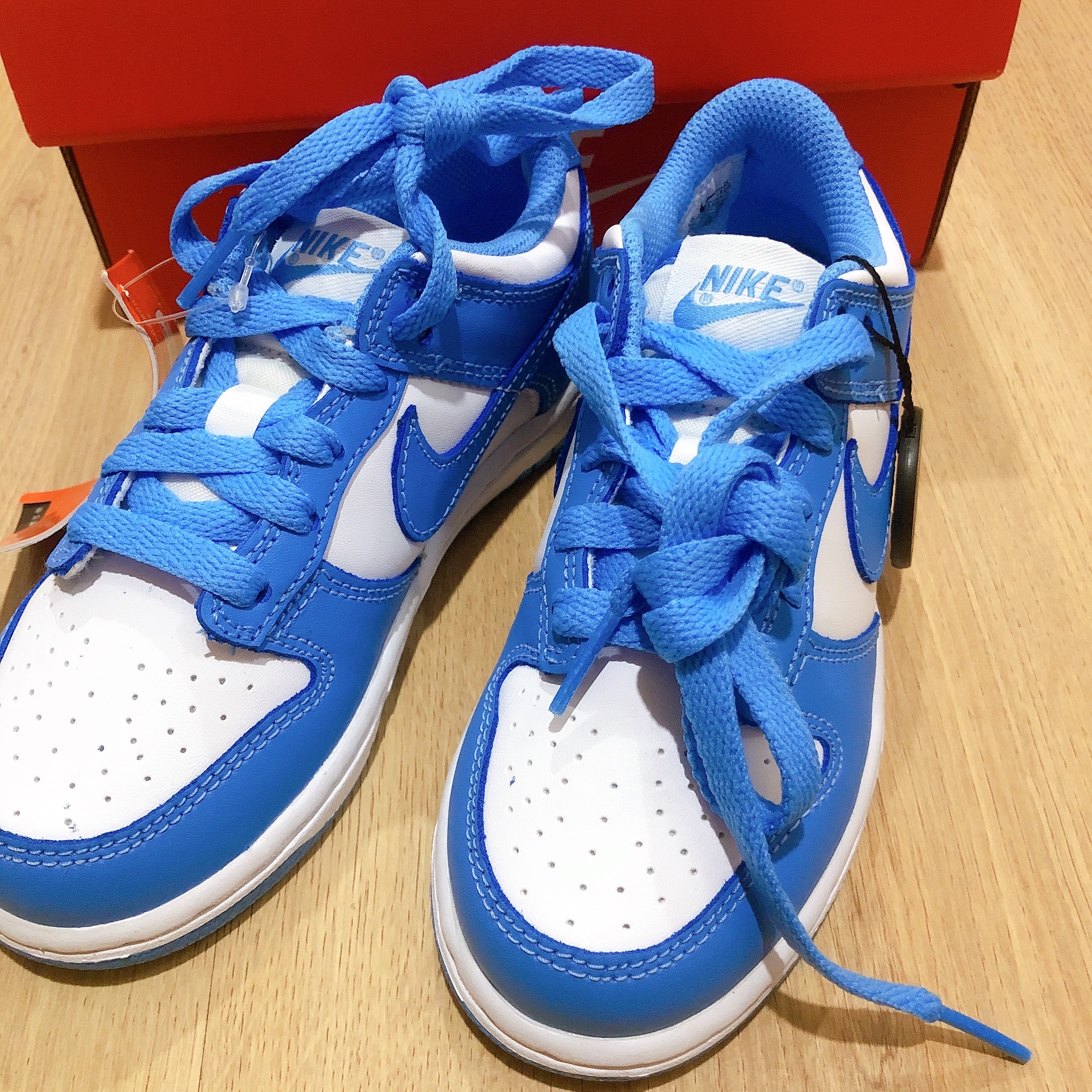 (PS) Nike Dunk Low University Blue 착용 스타일