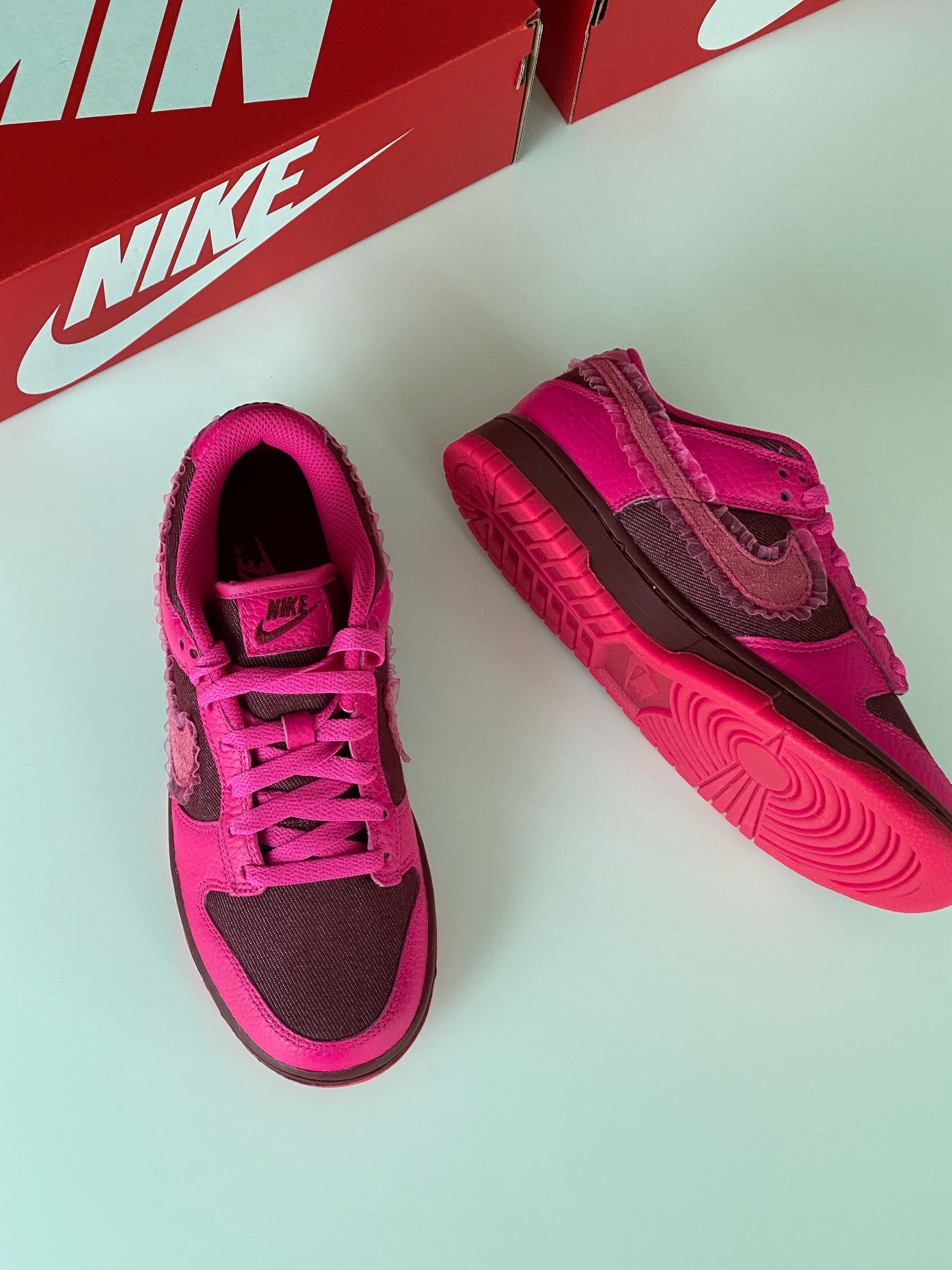 (W) Nike Dunk Low Prime Pink 착용 스타일