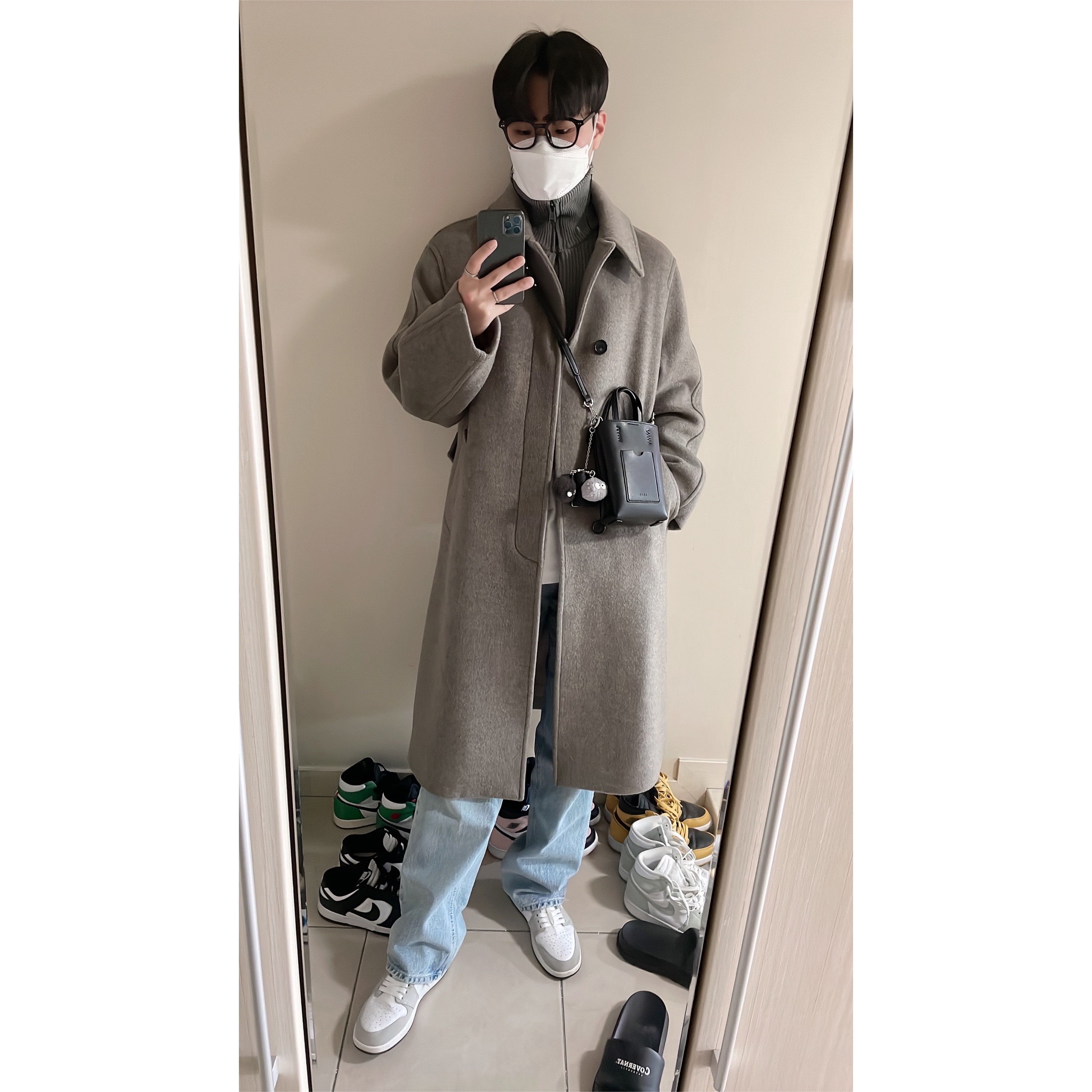 (GS) Jordan 1 Retro High OG Light Smoke Grey 착용 스타일