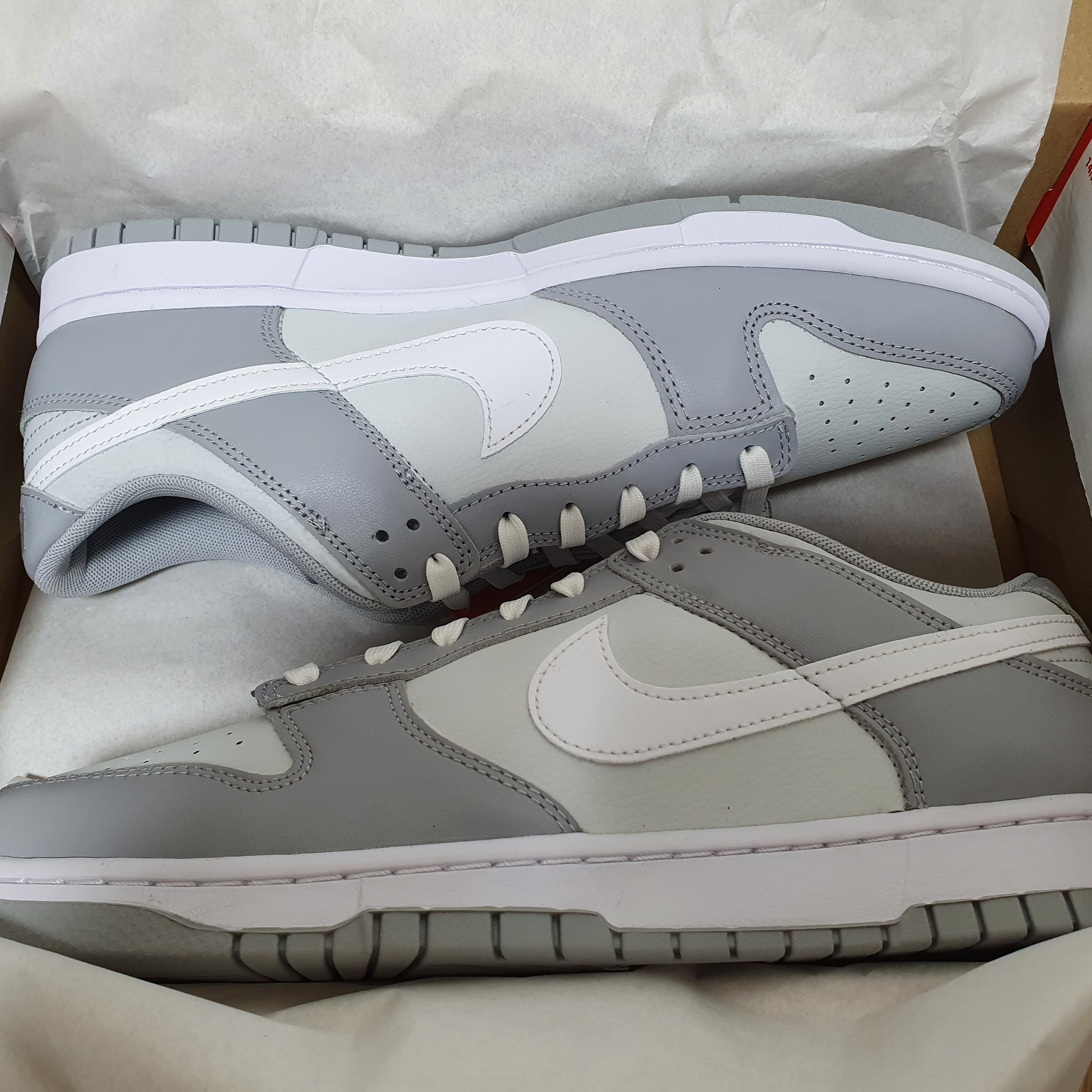 Nike Dunk Low Retro Wolf Grey 착용 스타일