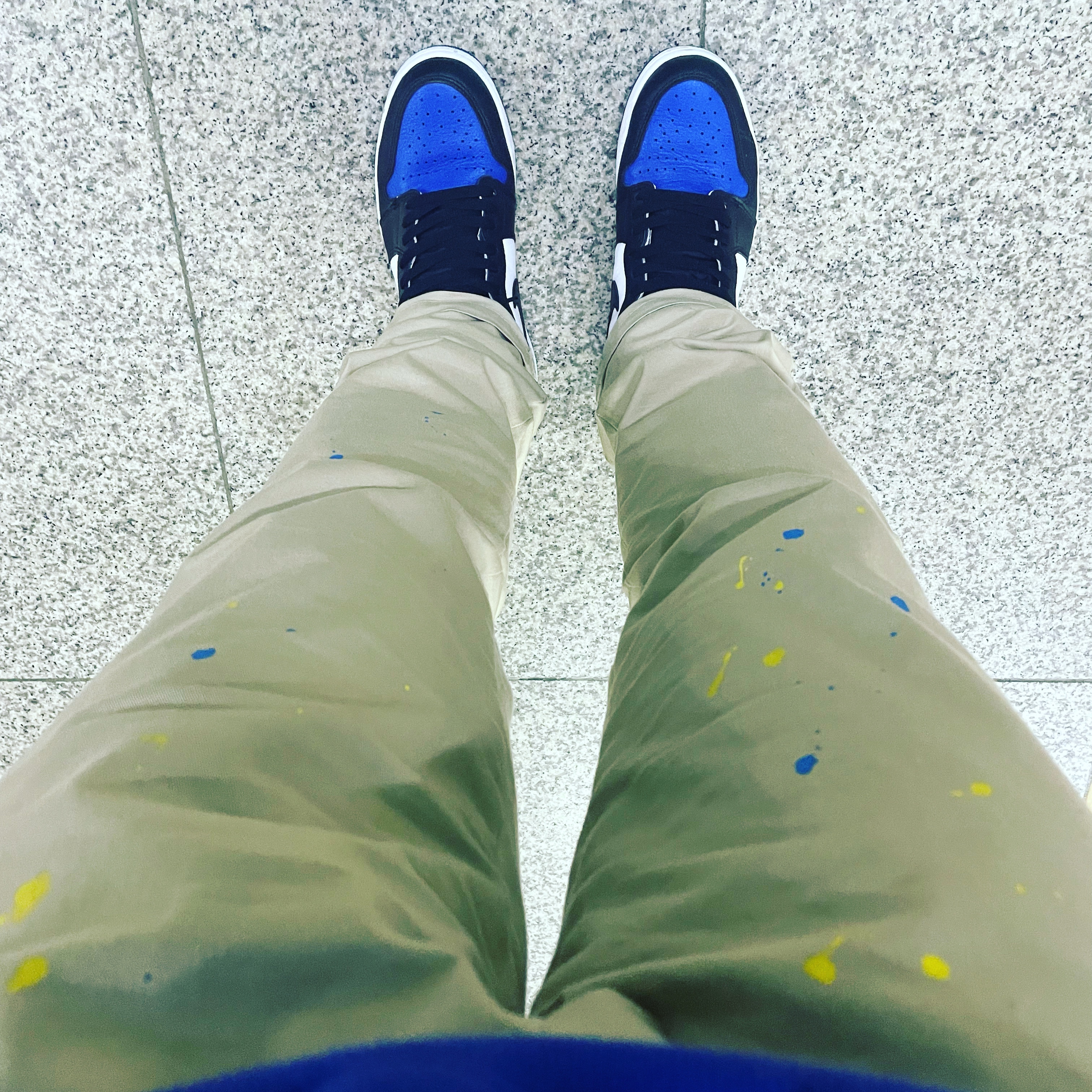 Jordan 1 Retro High OG Royal Toe 착용 스타일