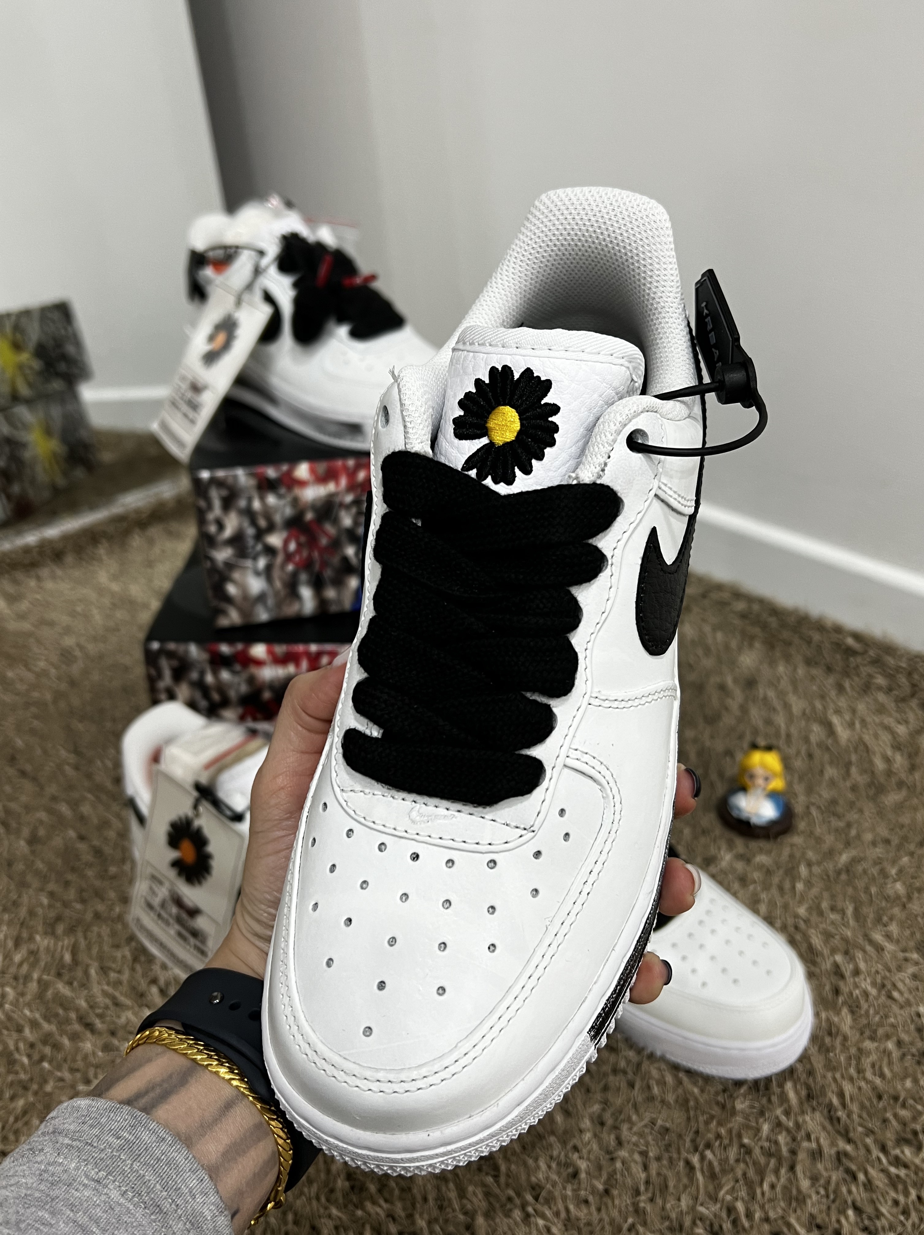 Nike x Peaceminusone Air Force 1 Low Para-Noise 2.0 착용 스타일 - 4