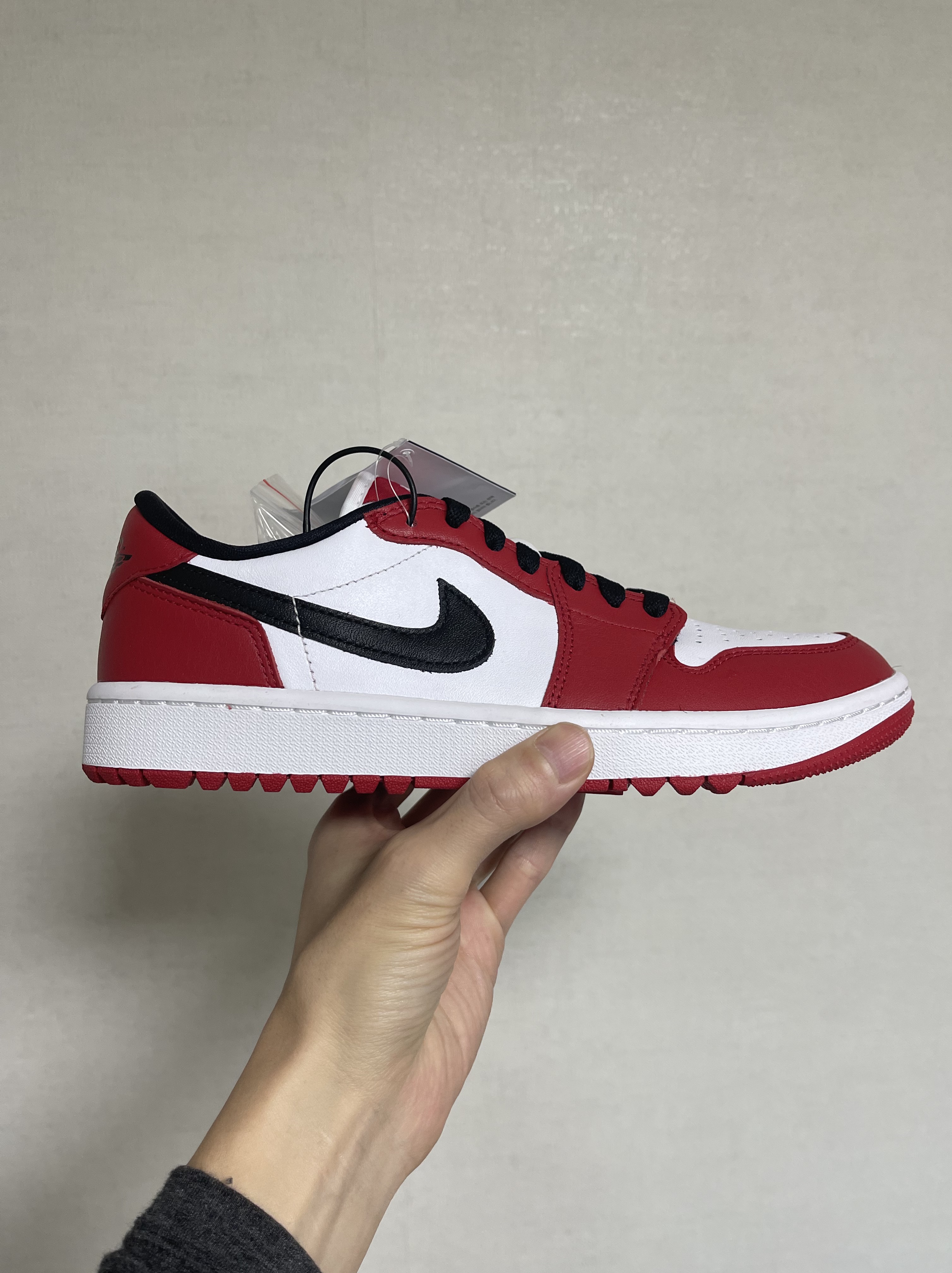 Jordan 1 Low Golf Chicago, Jordan 1 Low Bred Toe 착용 스타일 - 2