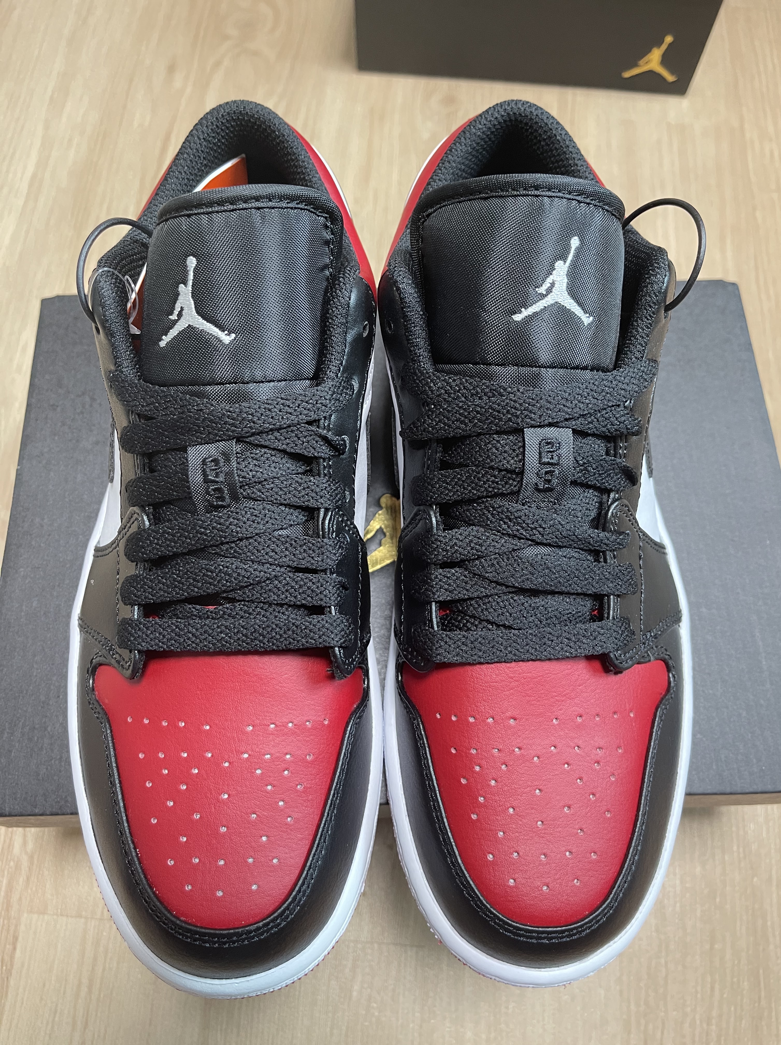 Jordan 1 Low Golf Chicago, Jordan 1 Low Bred Toe 착용 스타일 - 3