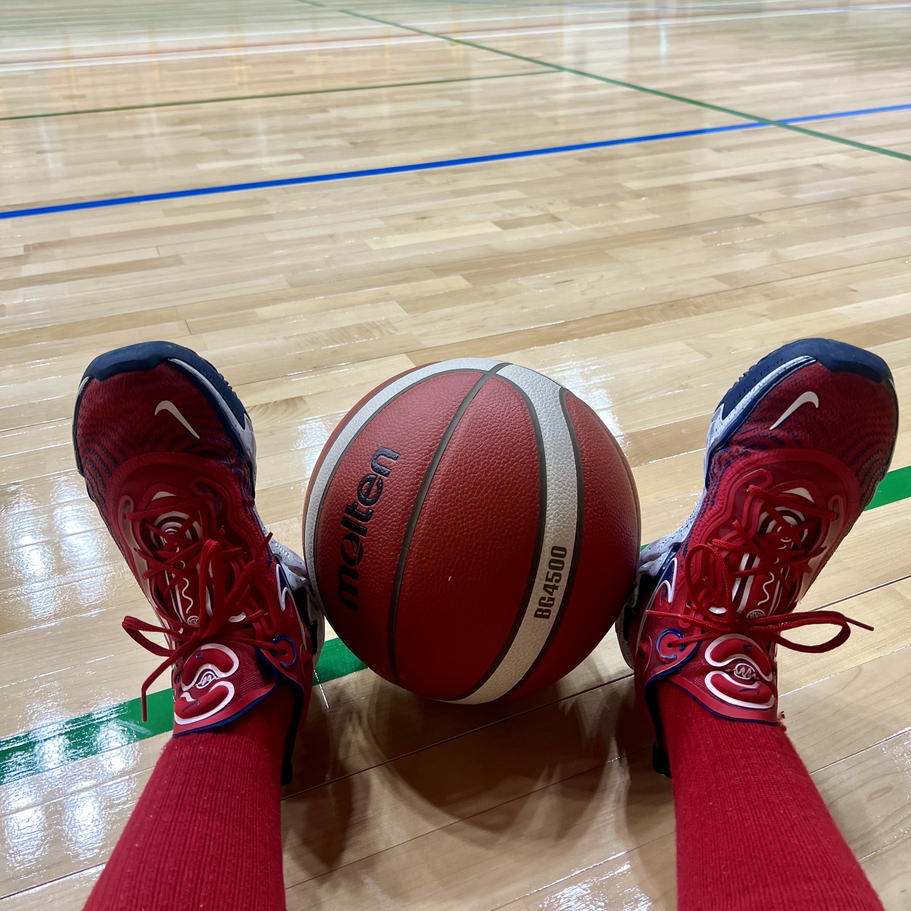 Nike Air Zoom GT Run Sports Red 착용 스타일
