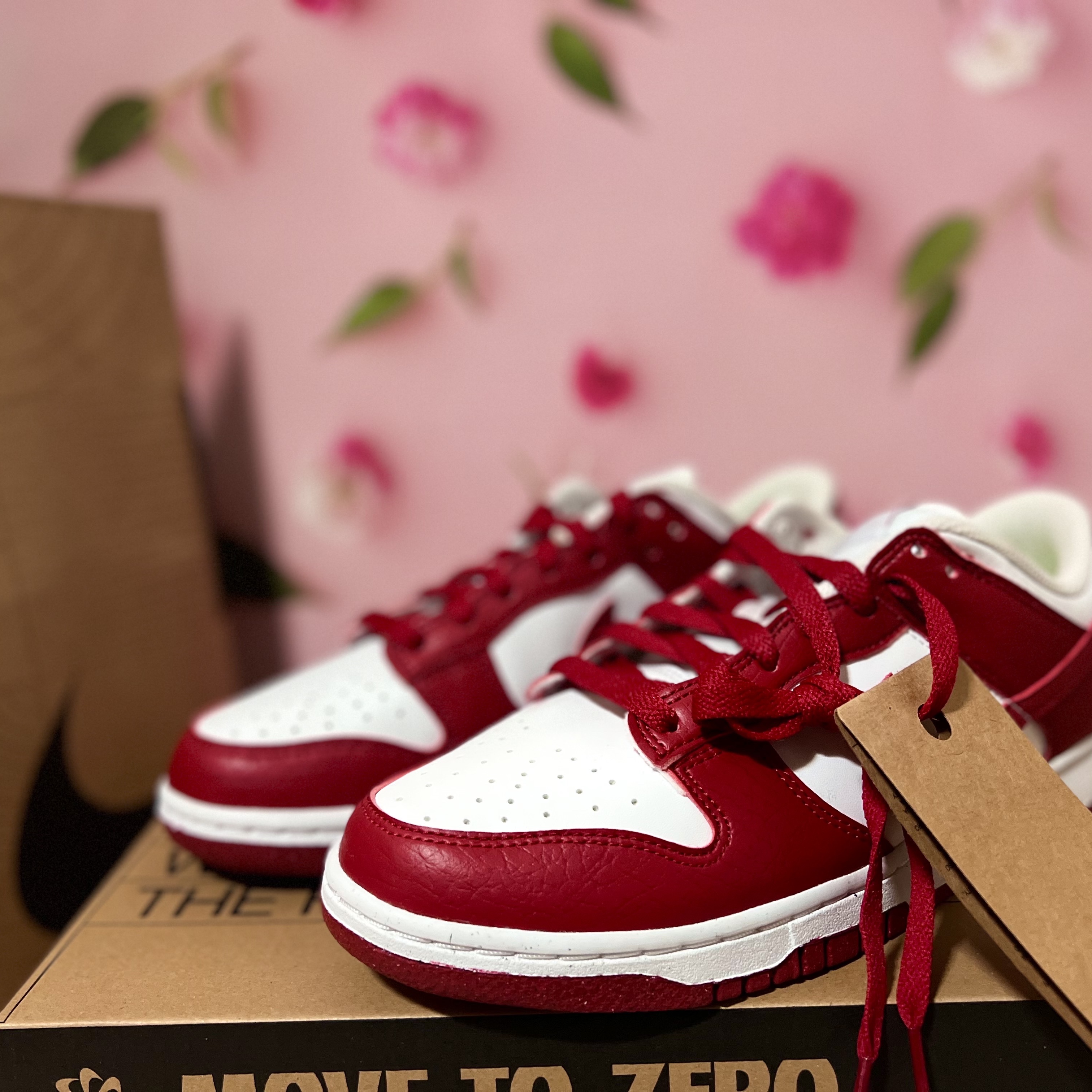 (W) Nike Dunk Low Next Nature Gym Red 착용 스타일