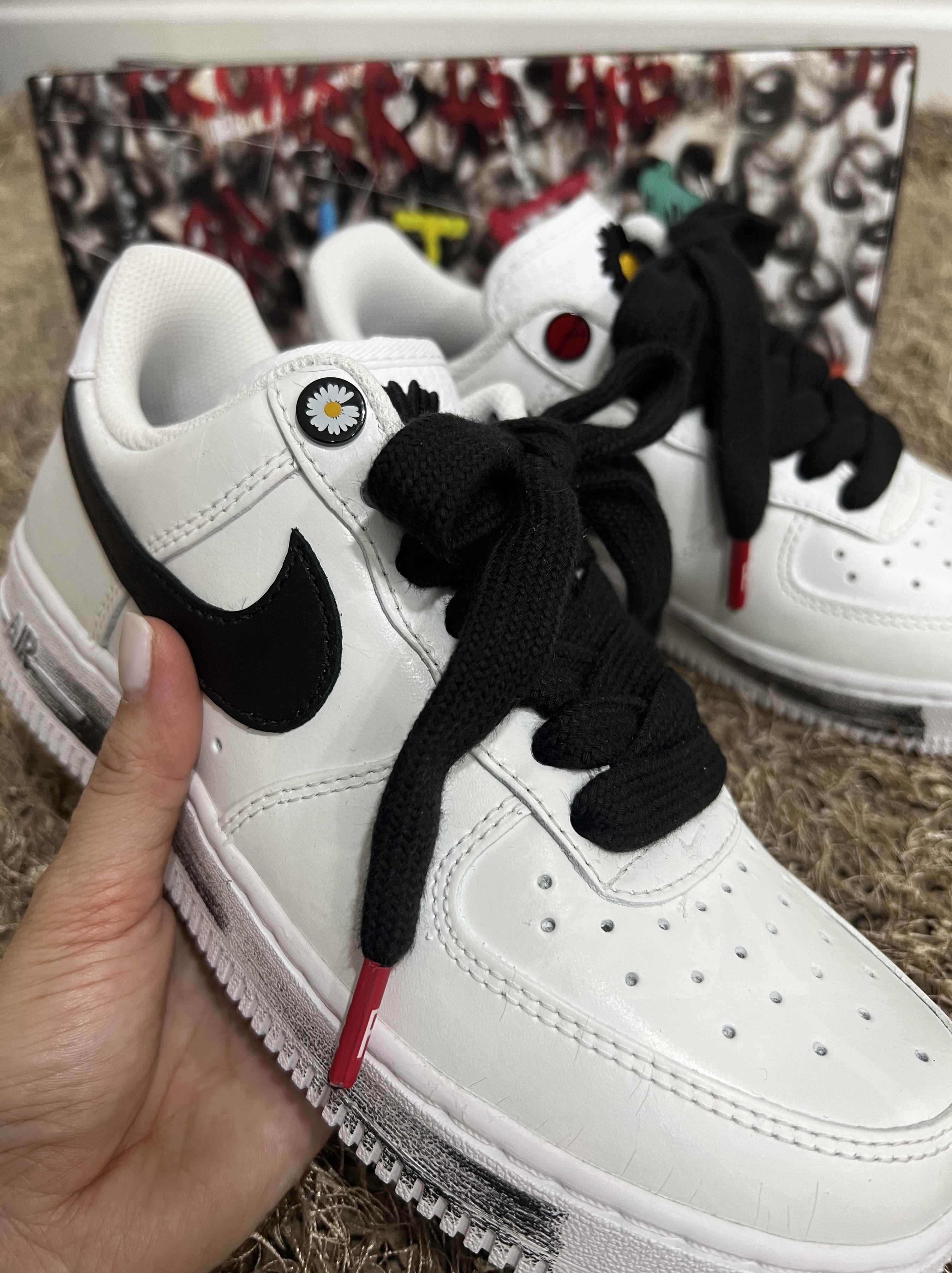 Nike x Peaceminusone Air Force 1 Low Para-Noise 2.0 착용 스타일 - 5
