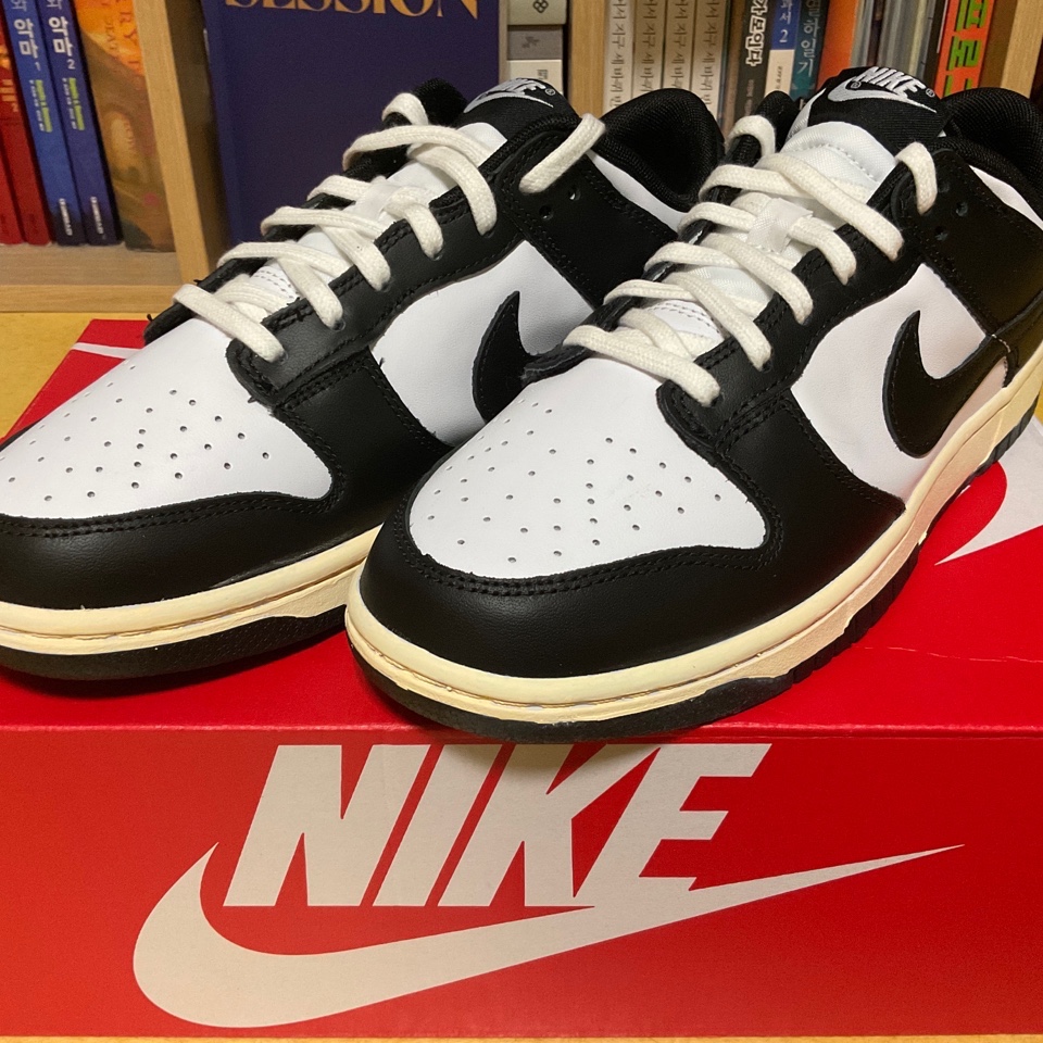 Nike Dunk Low Retro Black 착용 스타일 - 1