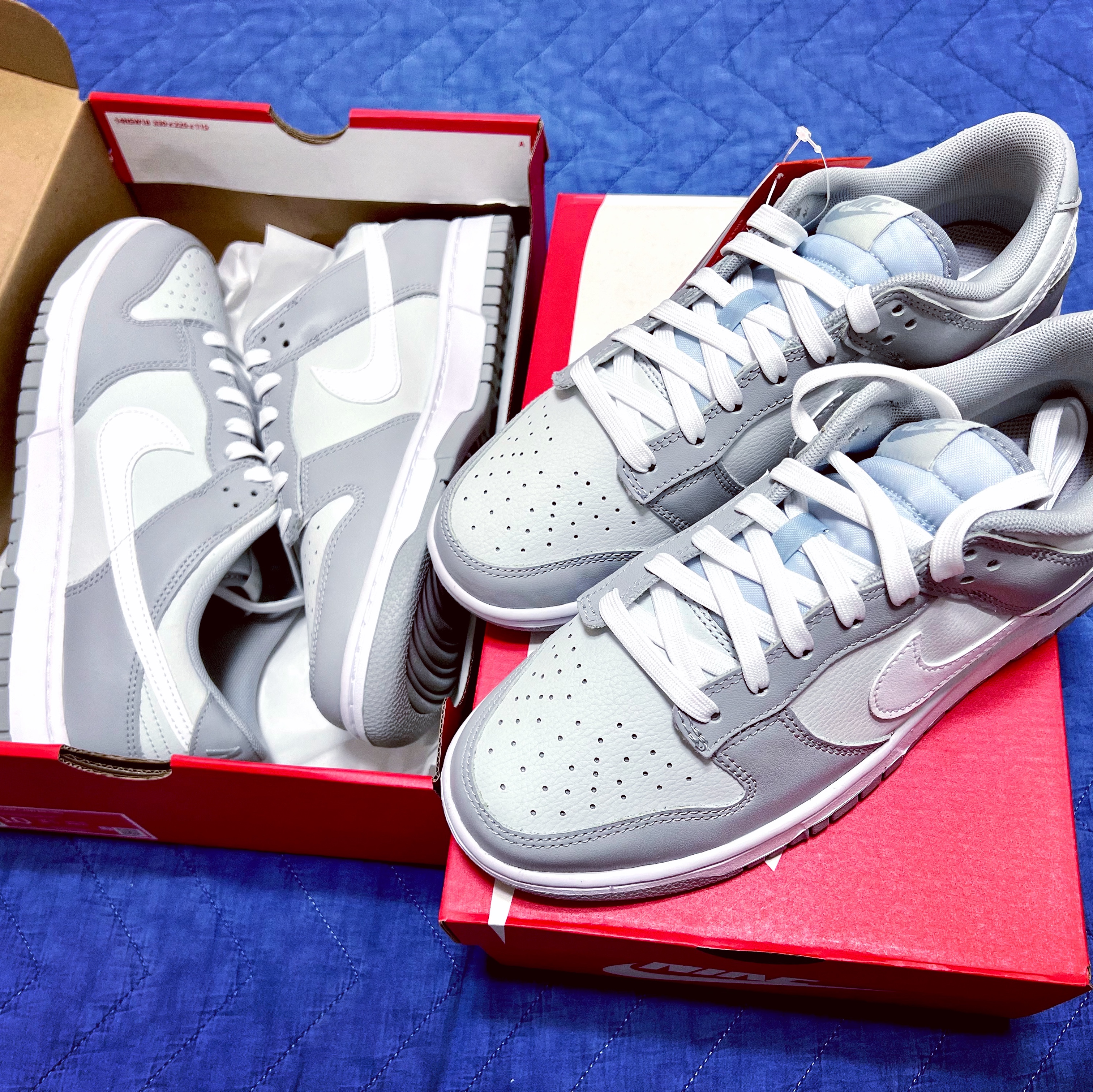 Nike Dunk Low Retro Wolf Grey 착용 스타일