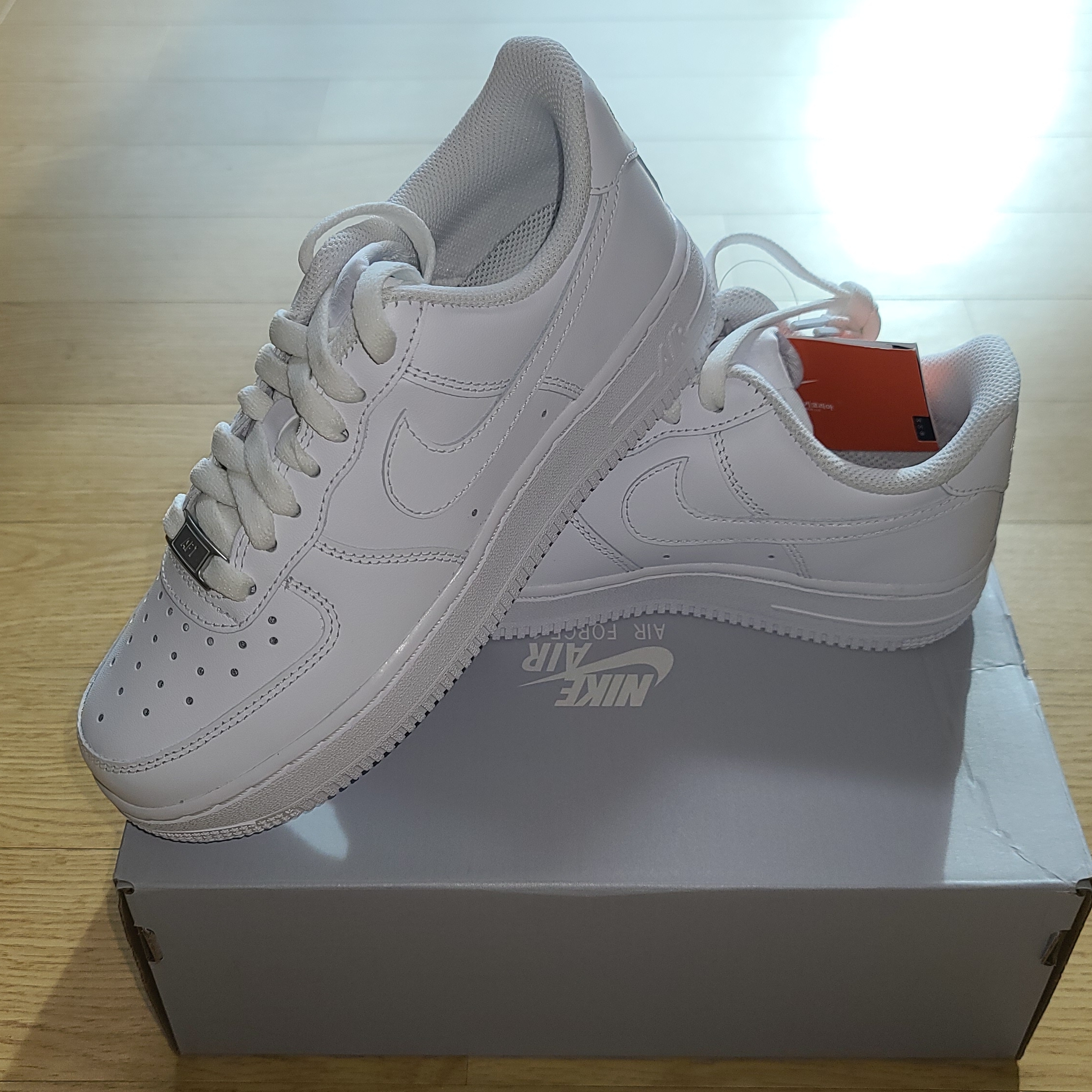 (W) Nike Air Force 1 '07 Low White 착용 스타일