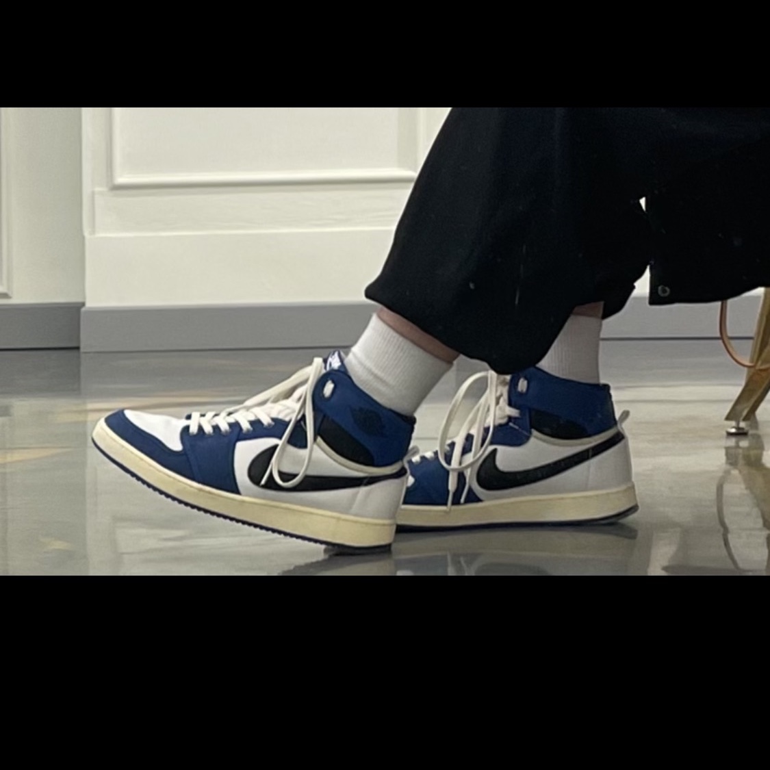 Jordan 1 KO Storm Blue 착용 스타일 - 1
