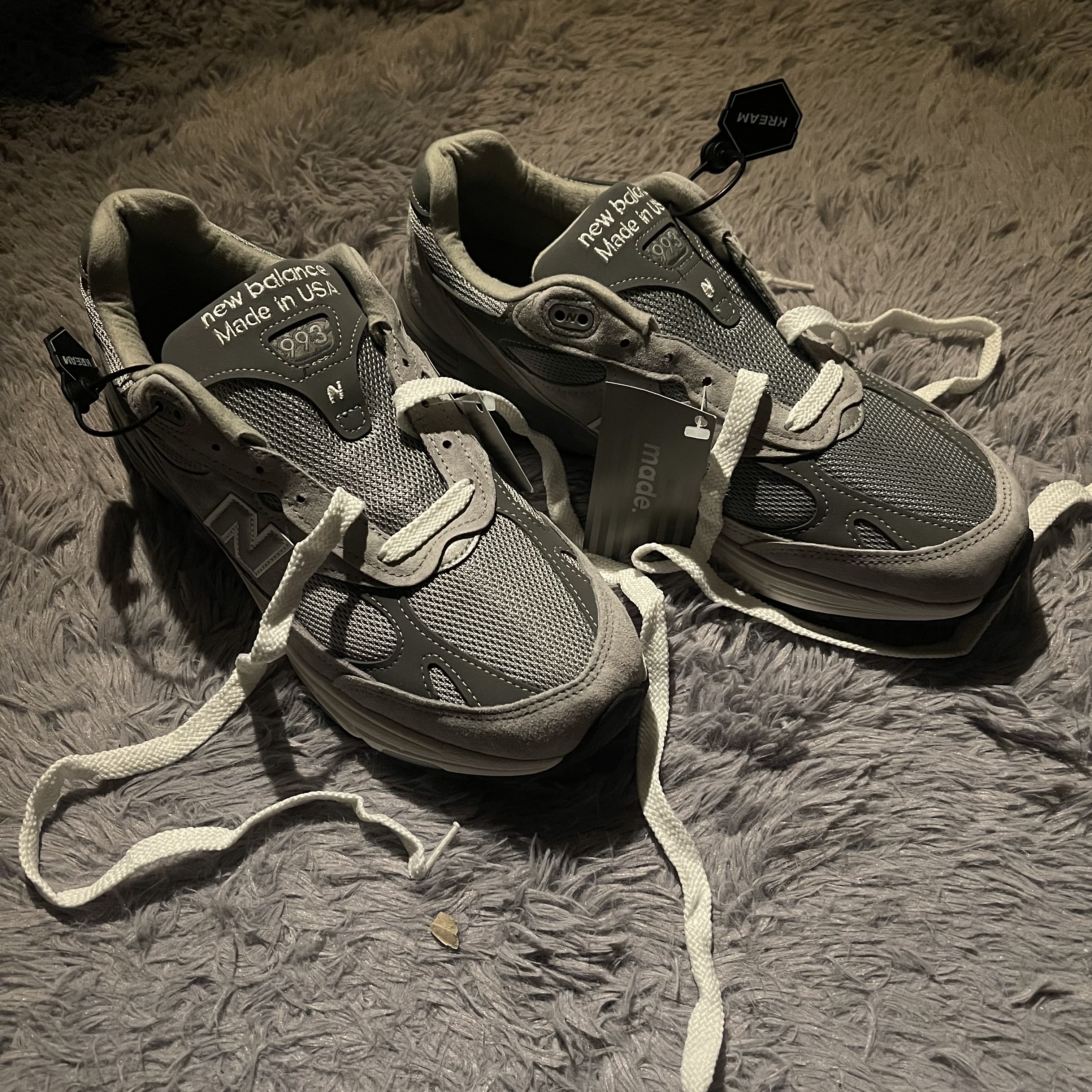 New Balance 993 Made in USA Grey - D Standard 착용 스타일