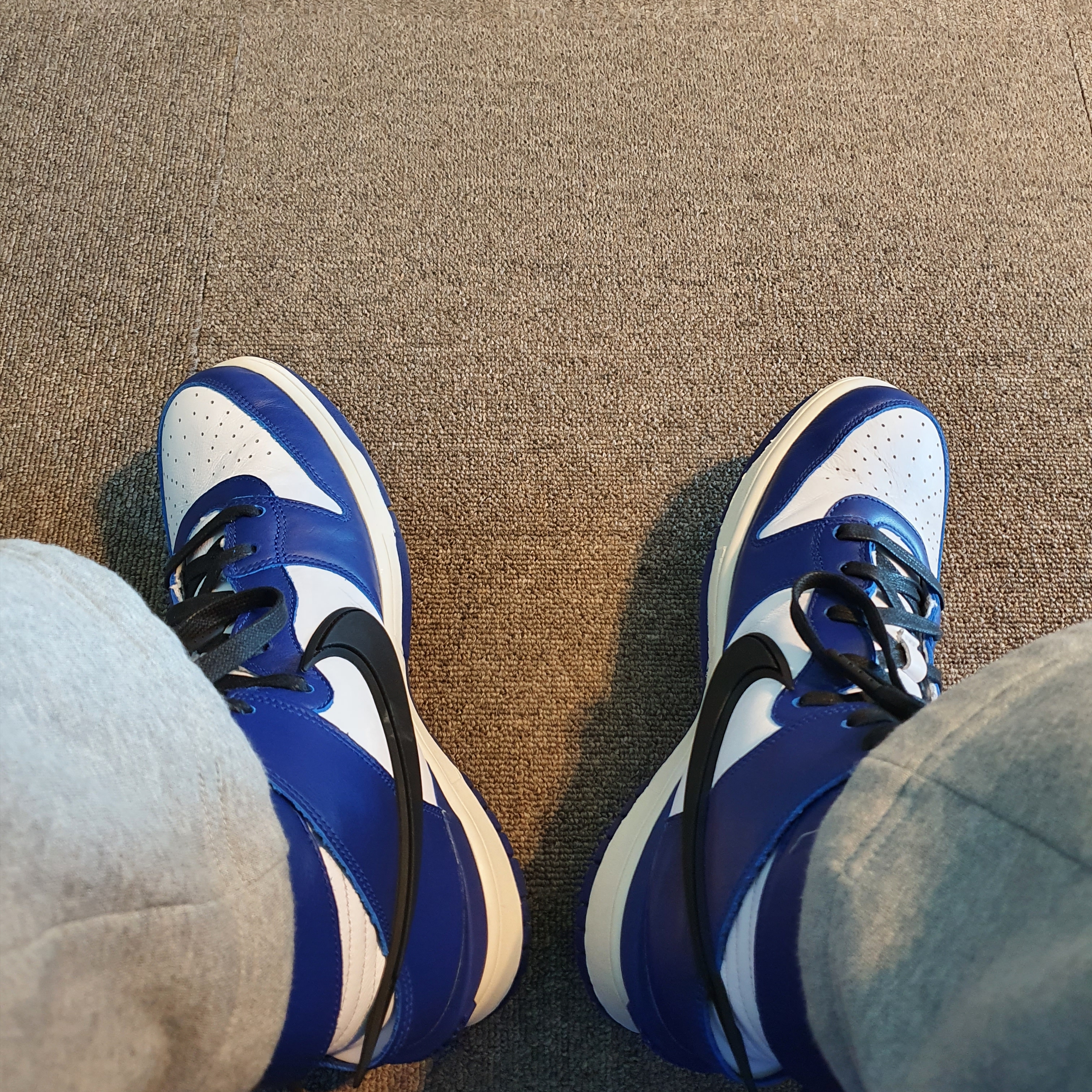 Nike x Ambush Dunk High Deep Royal Blue 착용 스타일
