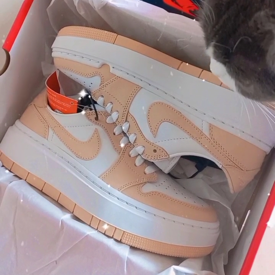 (W) Jordan 1 Elevate Low White Onyx 착용 스타일