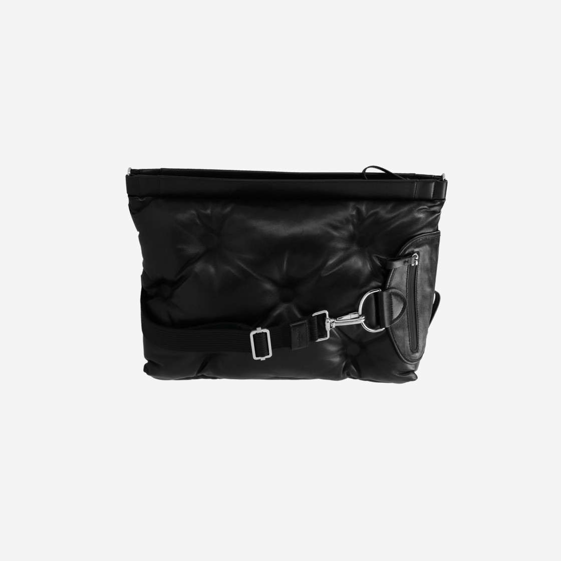 Maison Margiela Glam Slam Leather One Shoulder Bag Black 상세 이미지 3