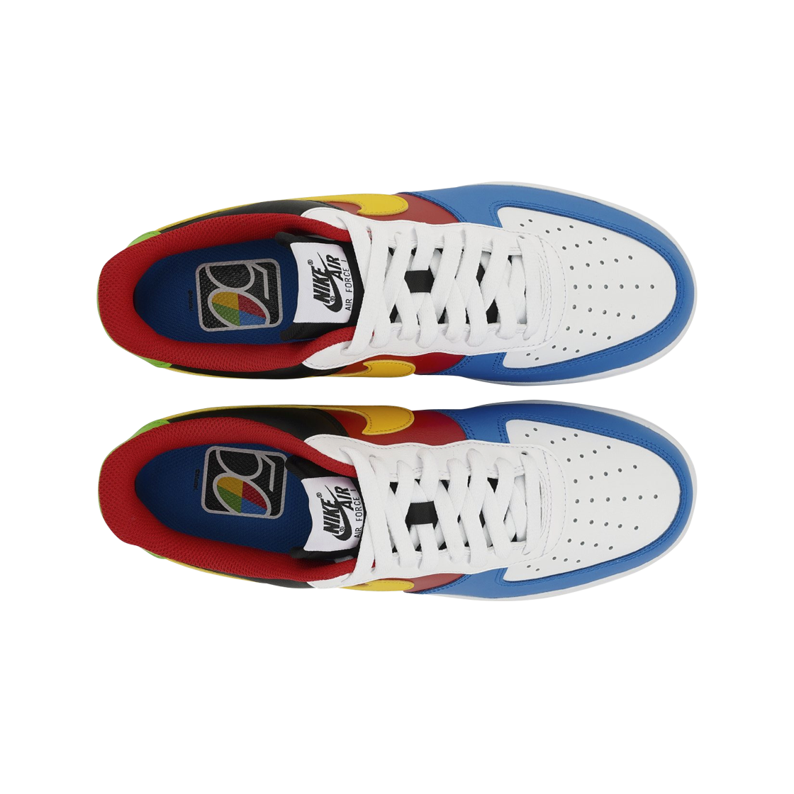 나이키 x 우노 에어포스 1 '07 QS 화이트 옐로우 제스트(Nike x UNO Air Force 1 '07 QS White Yellow Zest) - 3