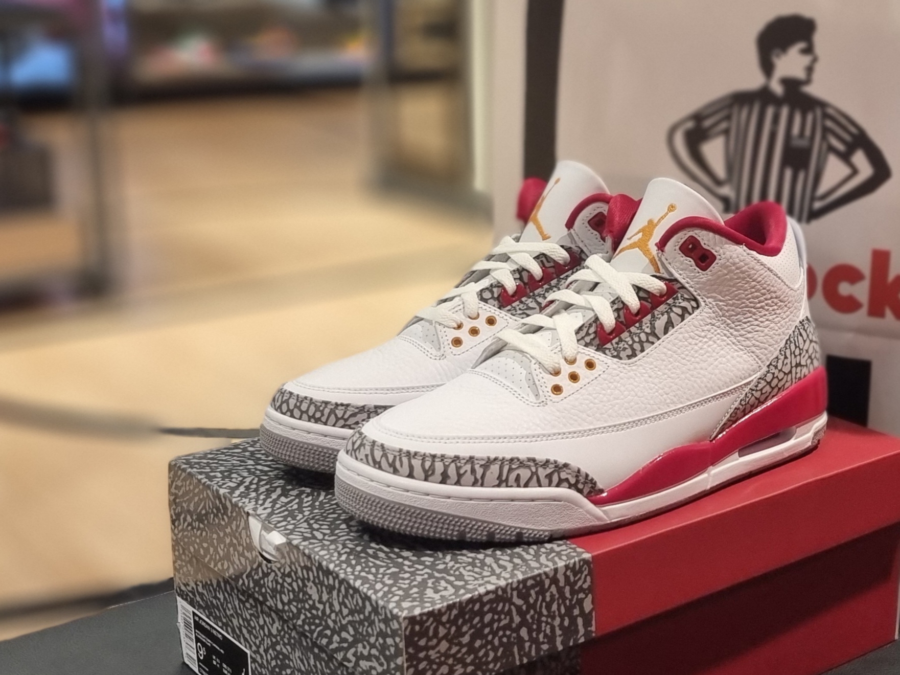 Jordan 3 Retro Cardinal Red 착용 스타일