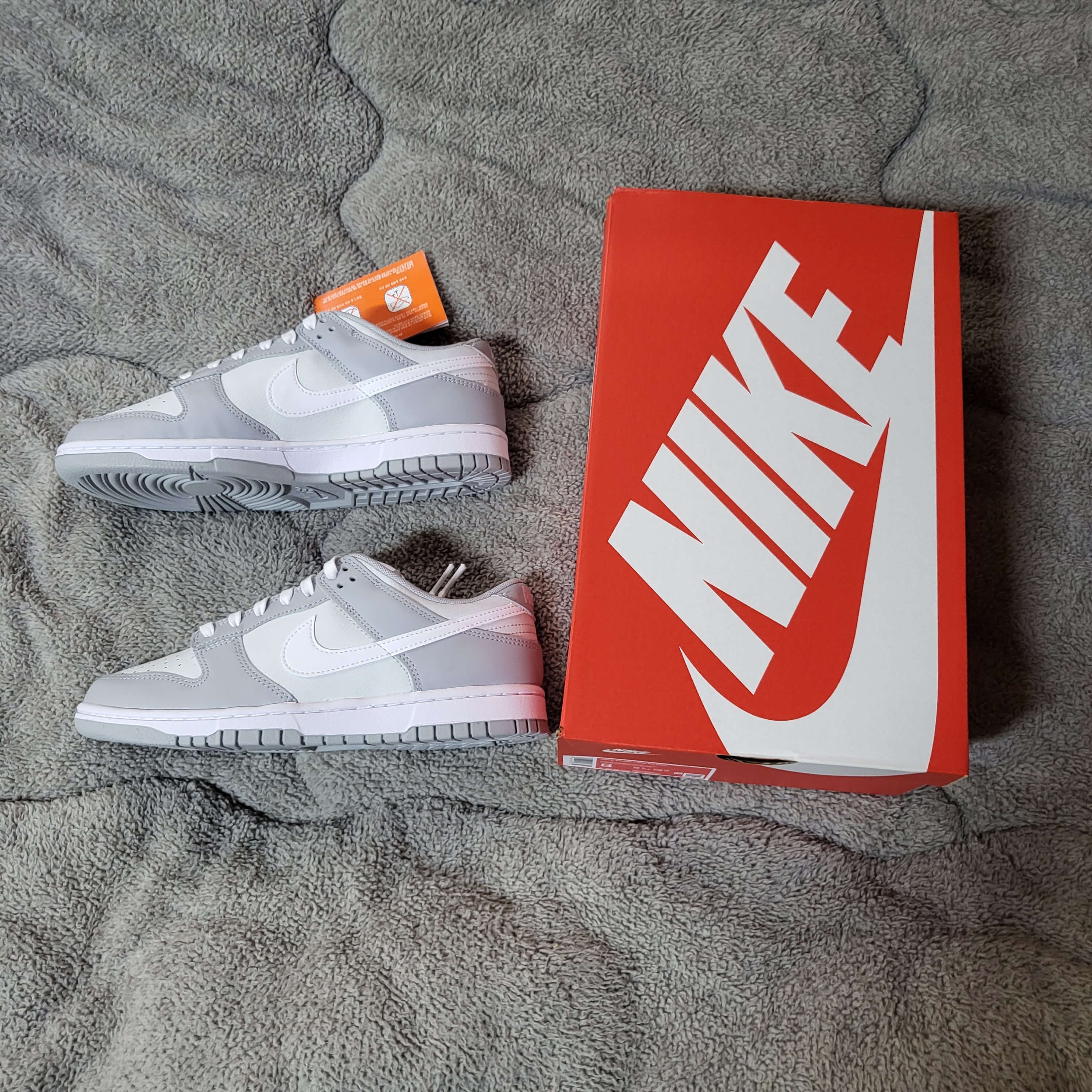 Nike Dunk Low Retro Wolf Grey 착용 스타일