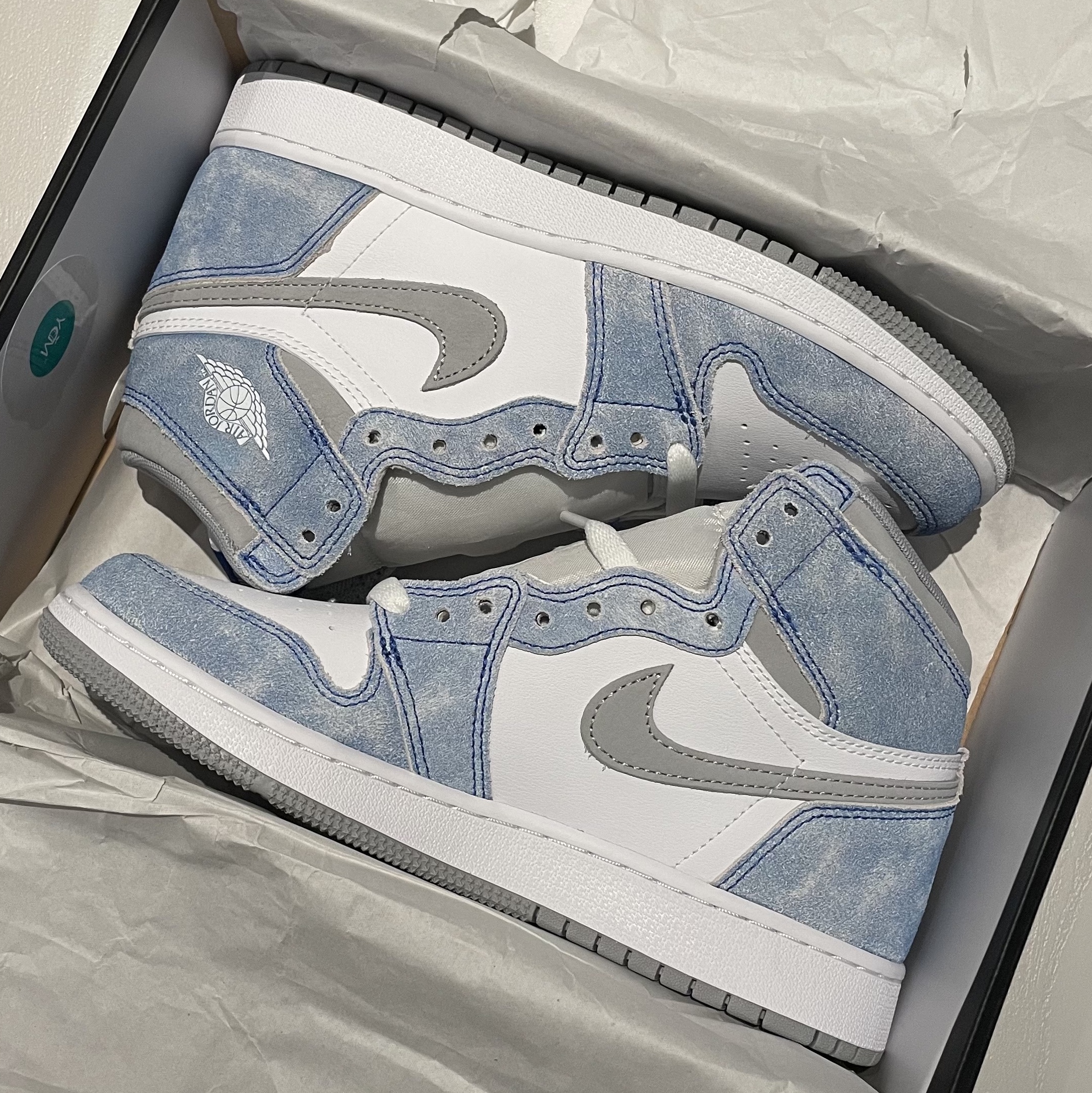 (GS) Jordan 1 Retro High OG Hyper Royal 착용 스타일