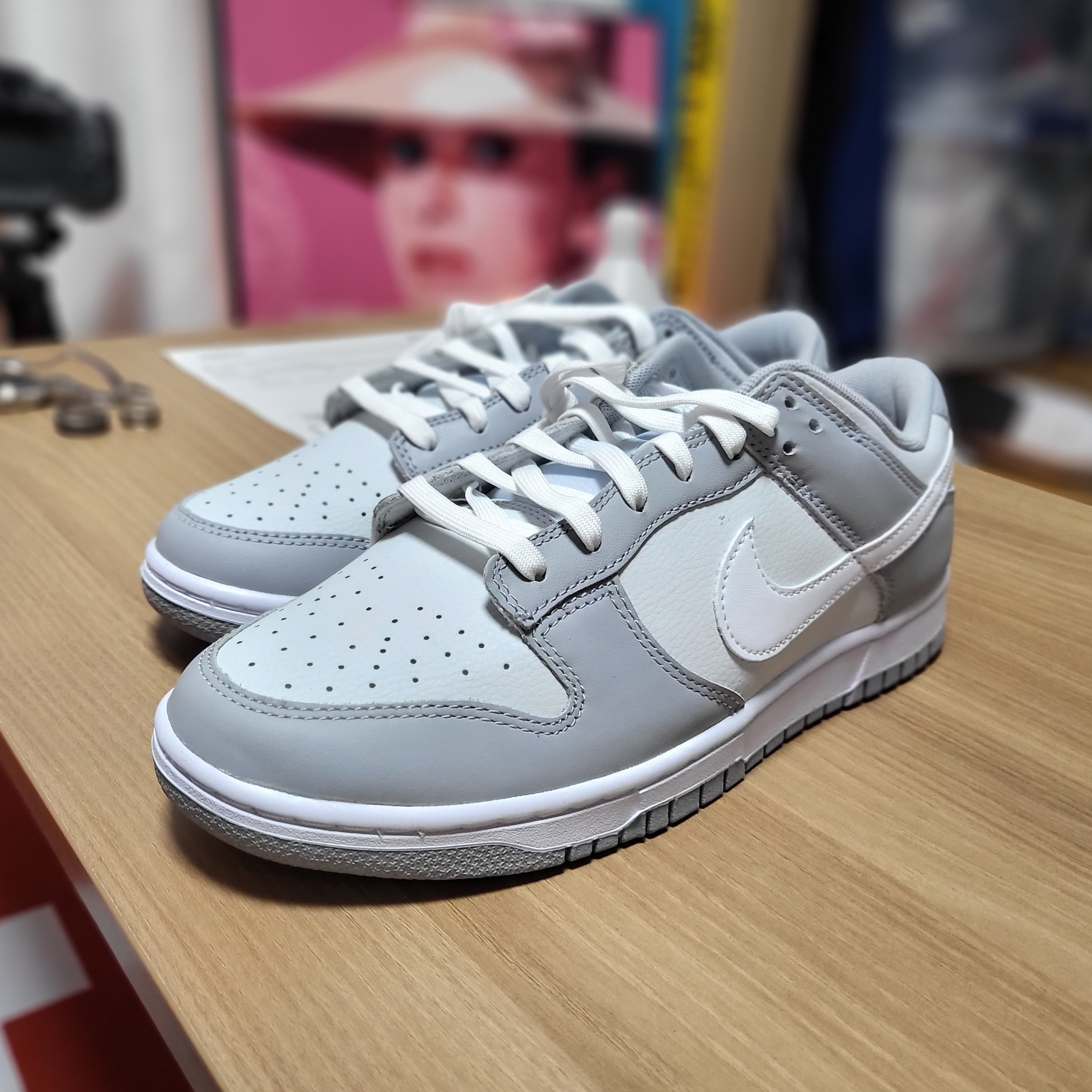 Nike Dunk Low Retro Wolf Grey 착용 스타일