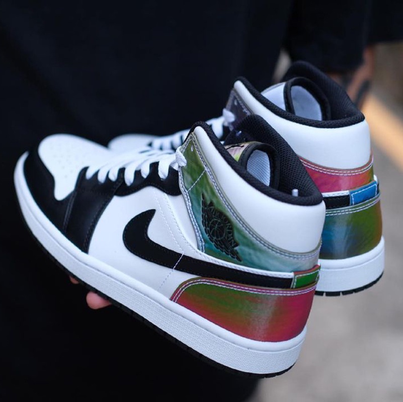 Jordan 1 Mid SE Heat Reactive 착용 스타일