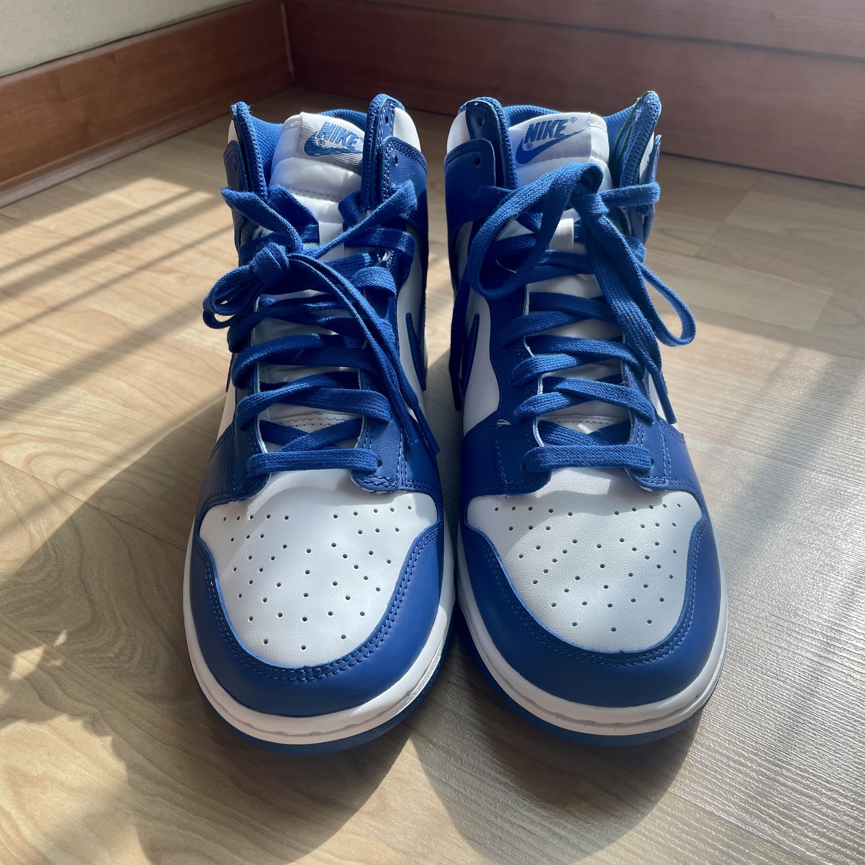Nike Dunk High Retro Game Royal 착용 스타일 - 3