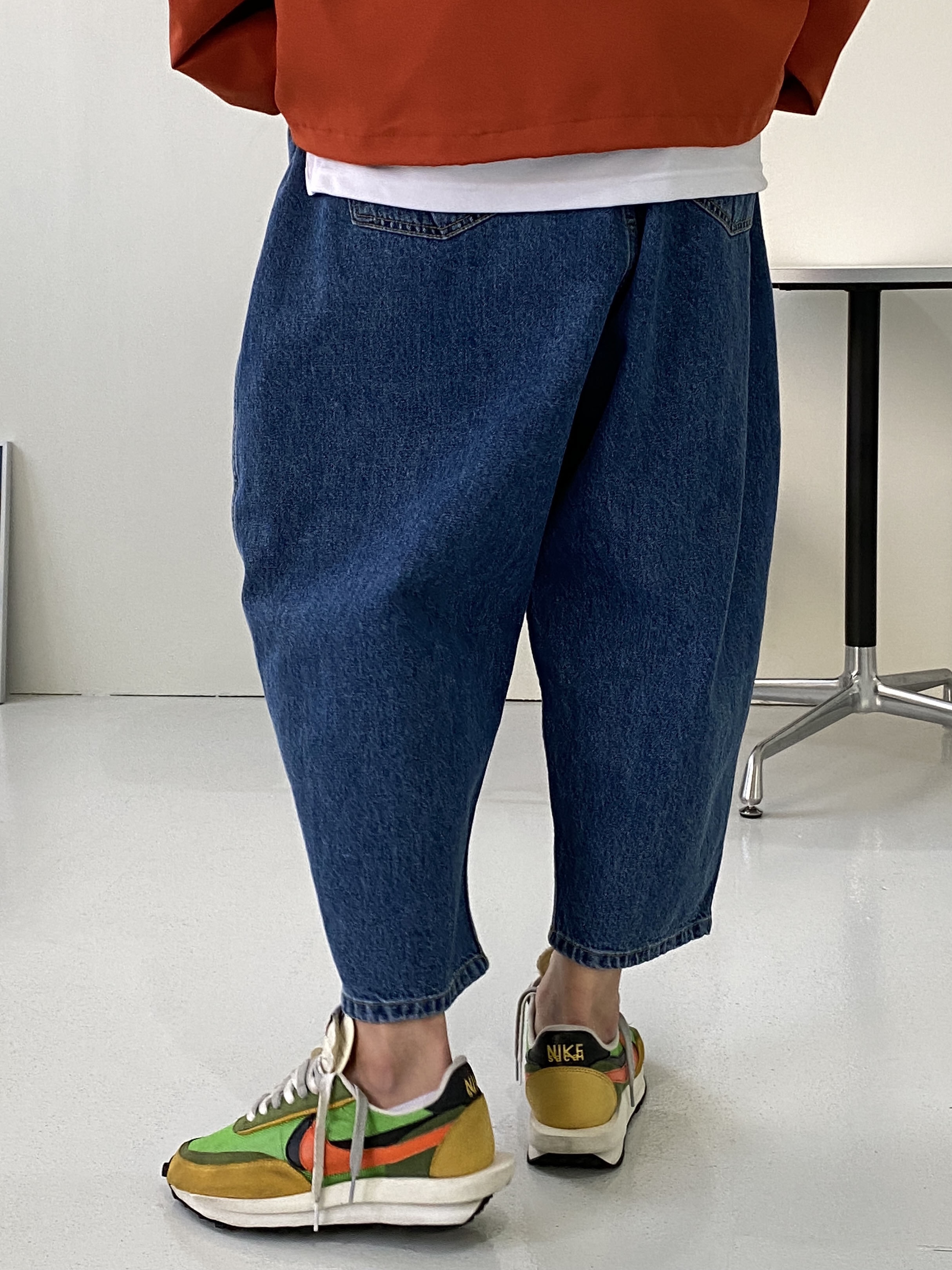 Nike x Sacai LDWaffle Green Multi 착용 스타일 - 5